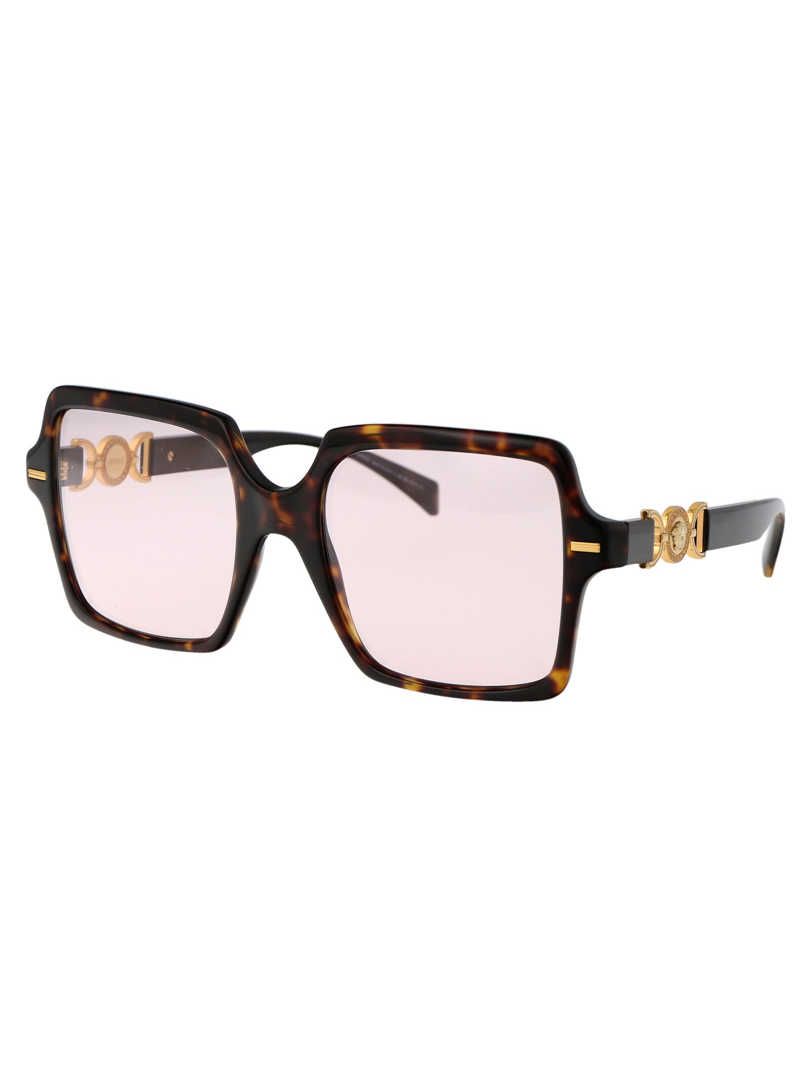 VERSACE Acetate Havana Sunglasses for Women - SS25