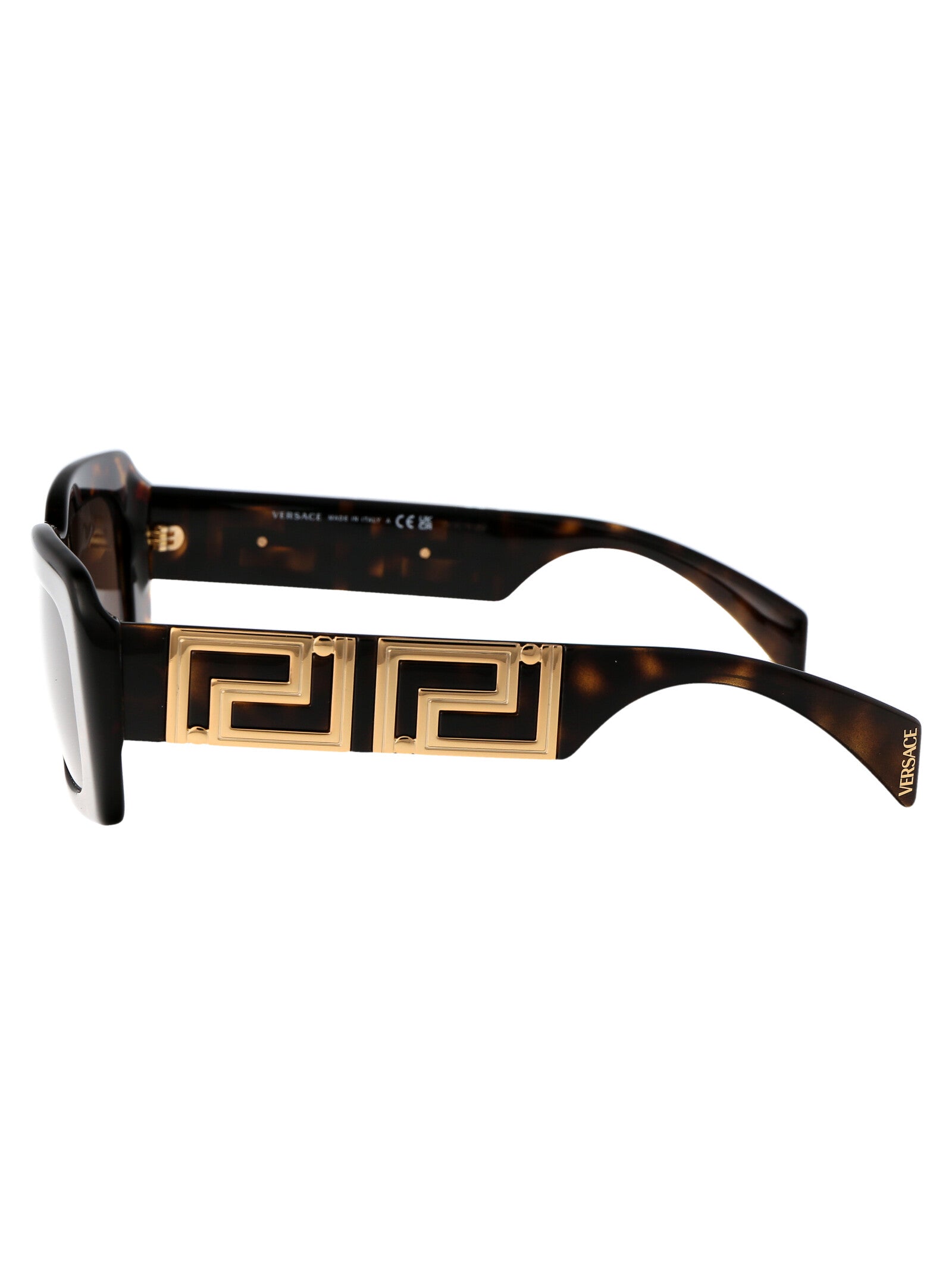 VERSACE Havana Acetate Sunglasses for Women