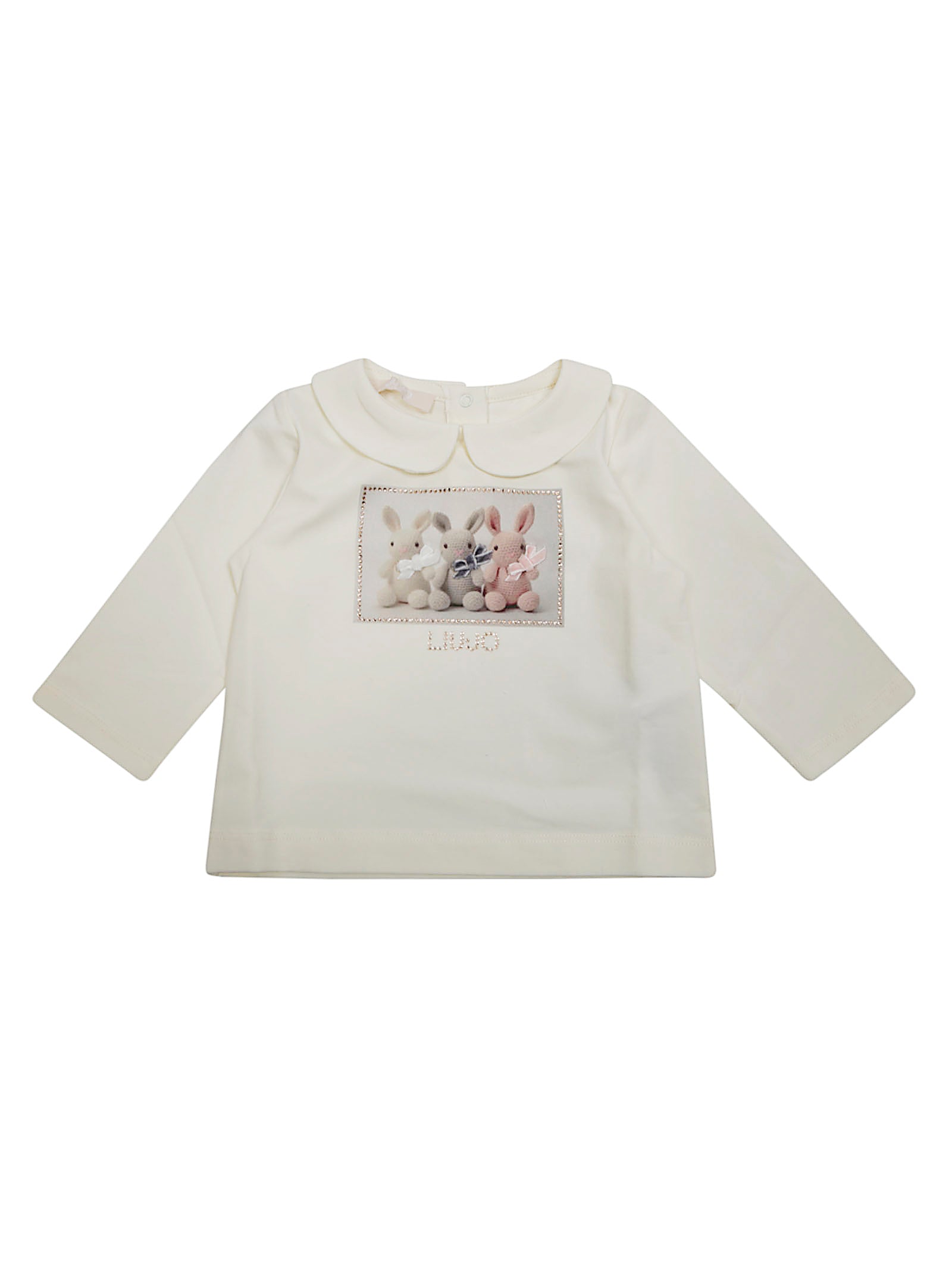 LIU JO KIDS Mini Long Sleeve Bunny Print T-Shirt