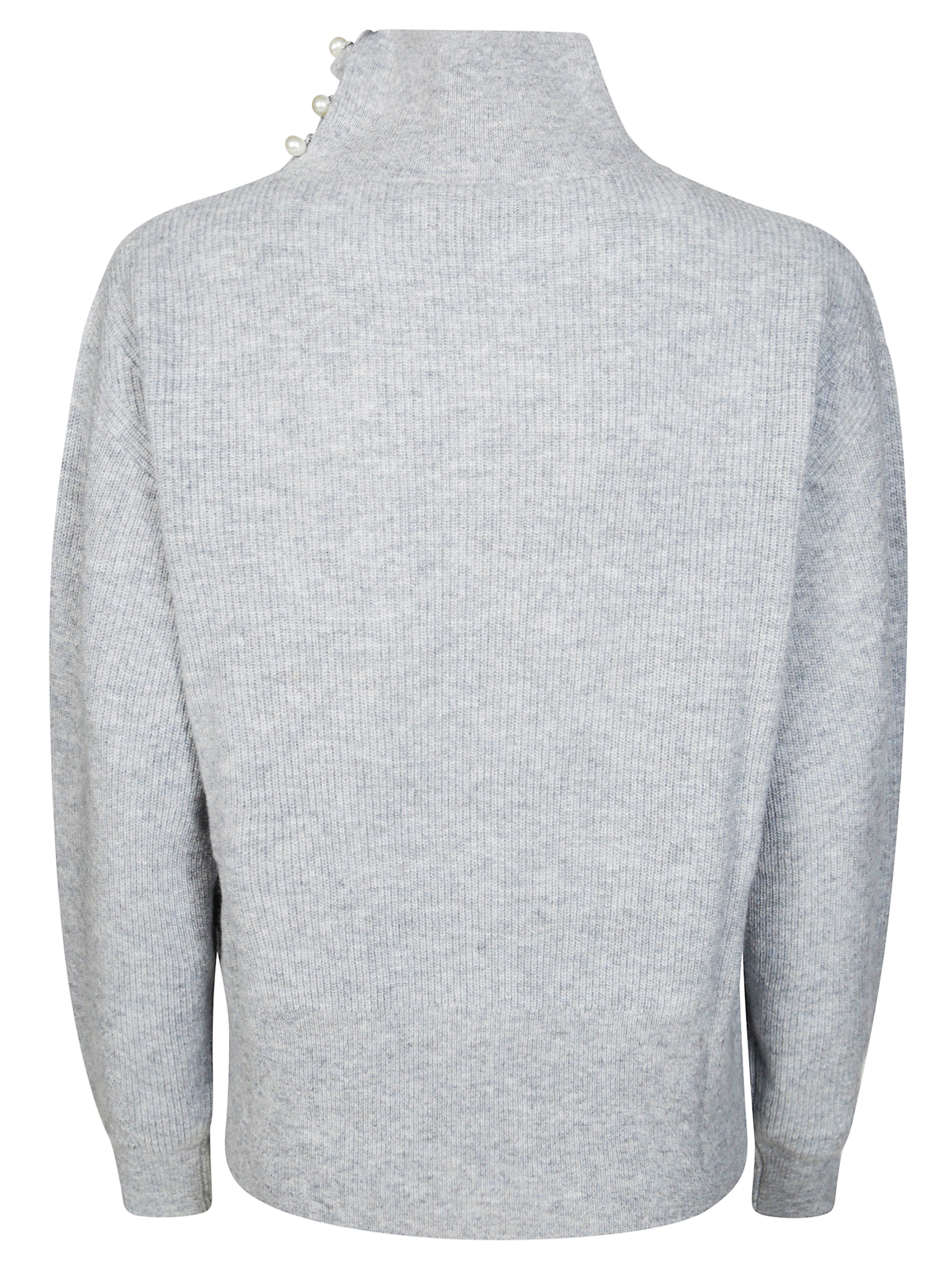 LIUJO Men's Perle Neck Mini Sweater