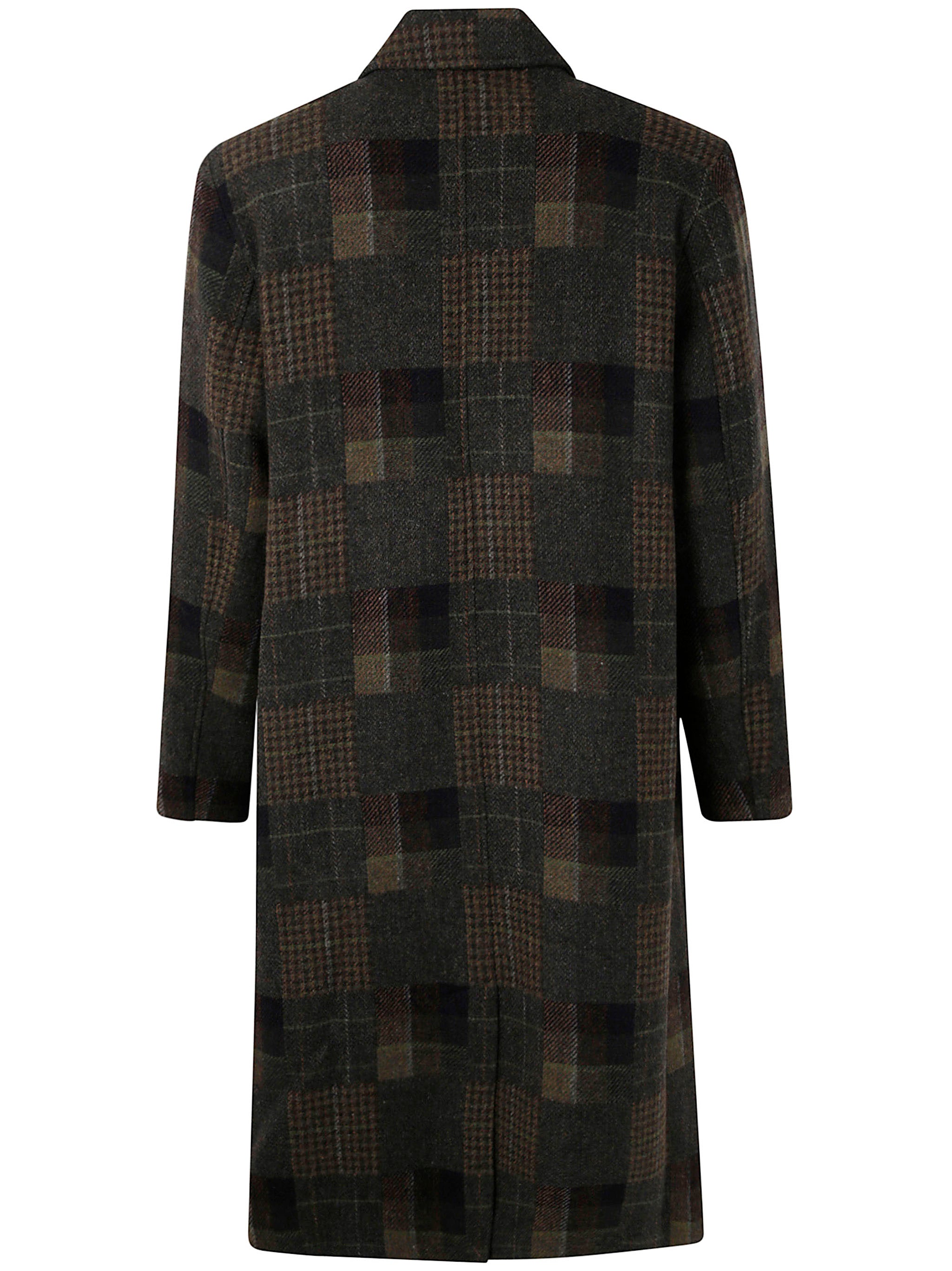 LES DEUX Men's Patchwork Wool Jacket