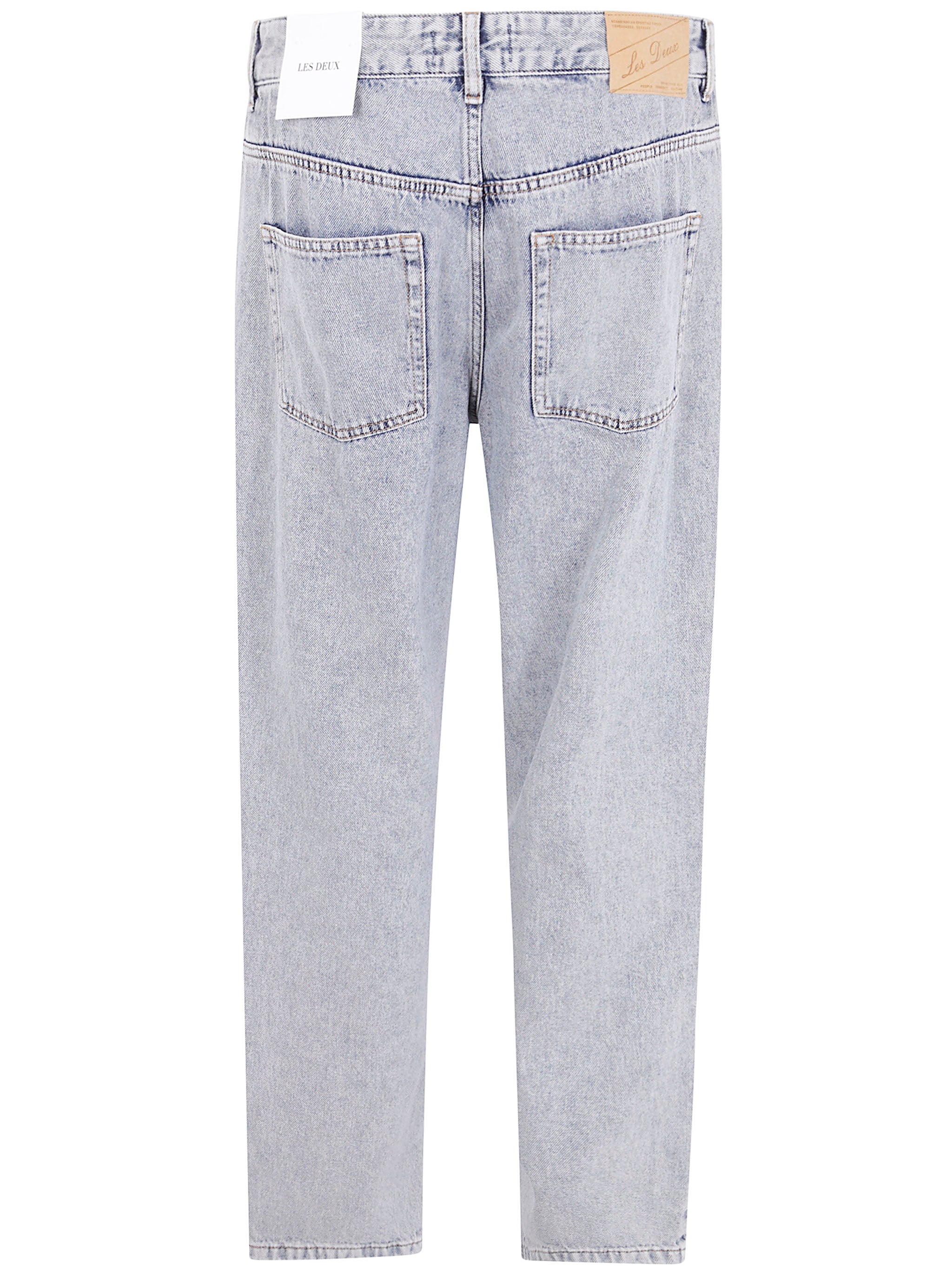 LES DEUX Ryder Washed Denim Jeans - Men's Fashion
