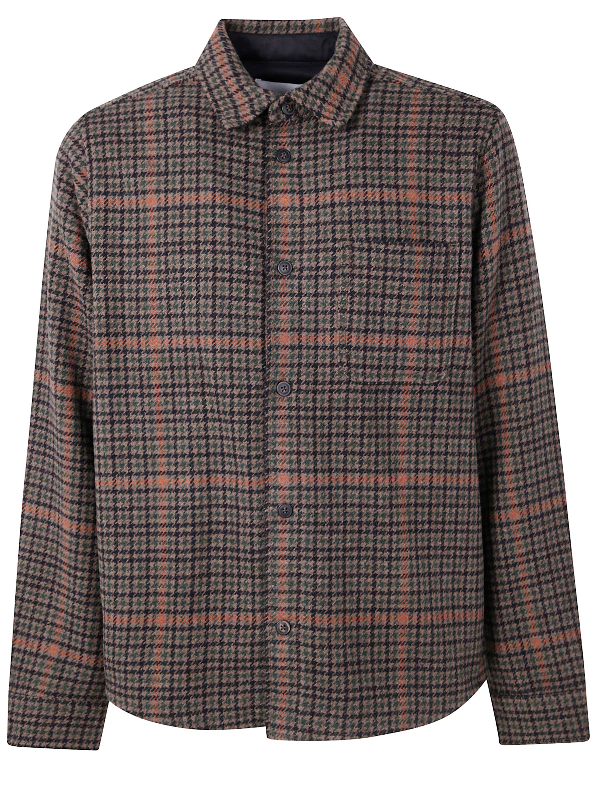 LES DEUX Kody Houndstooth Overshirt - Men's