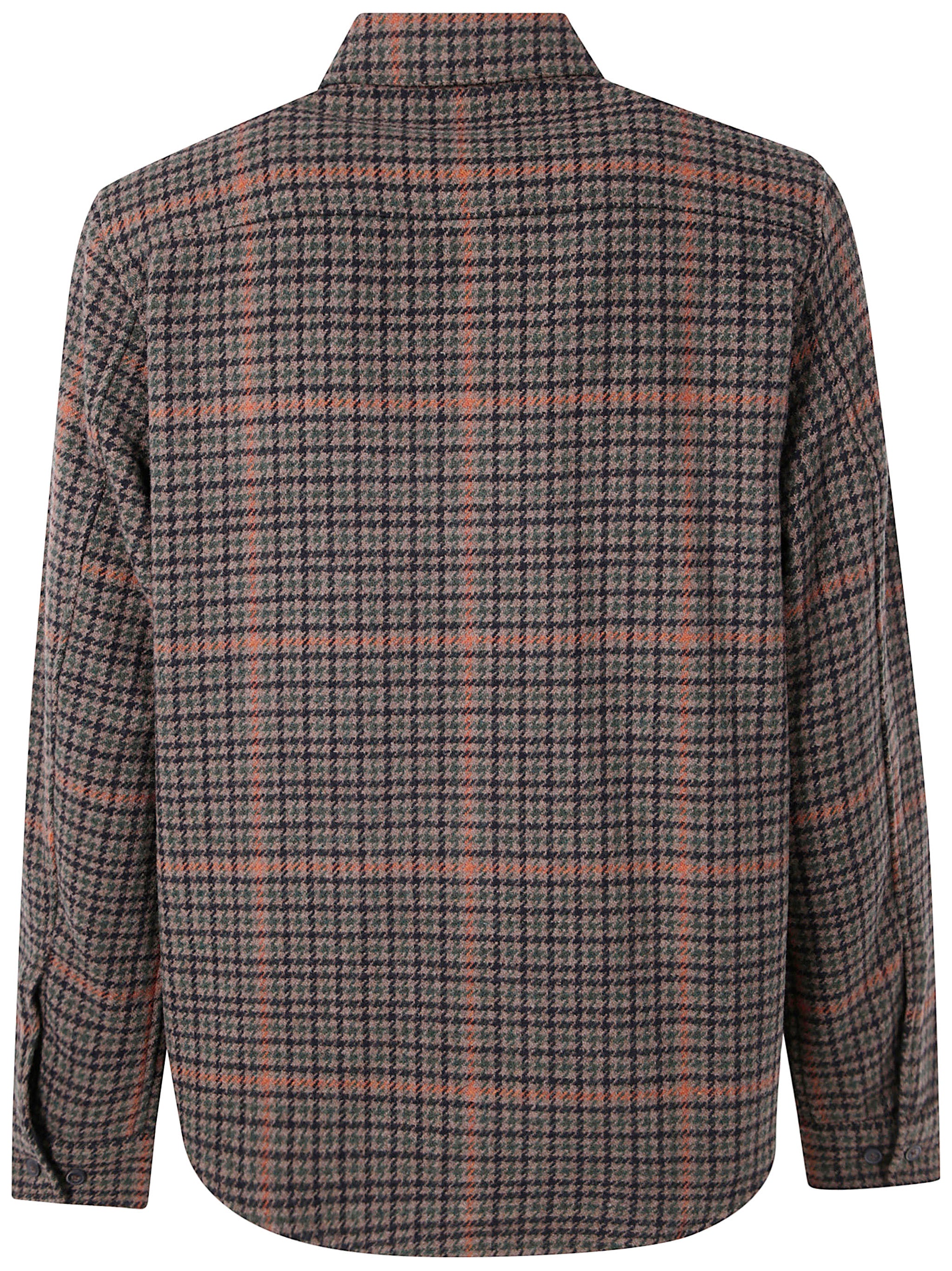 LES DEUX Kody Houndstooth Overshirt - Men's