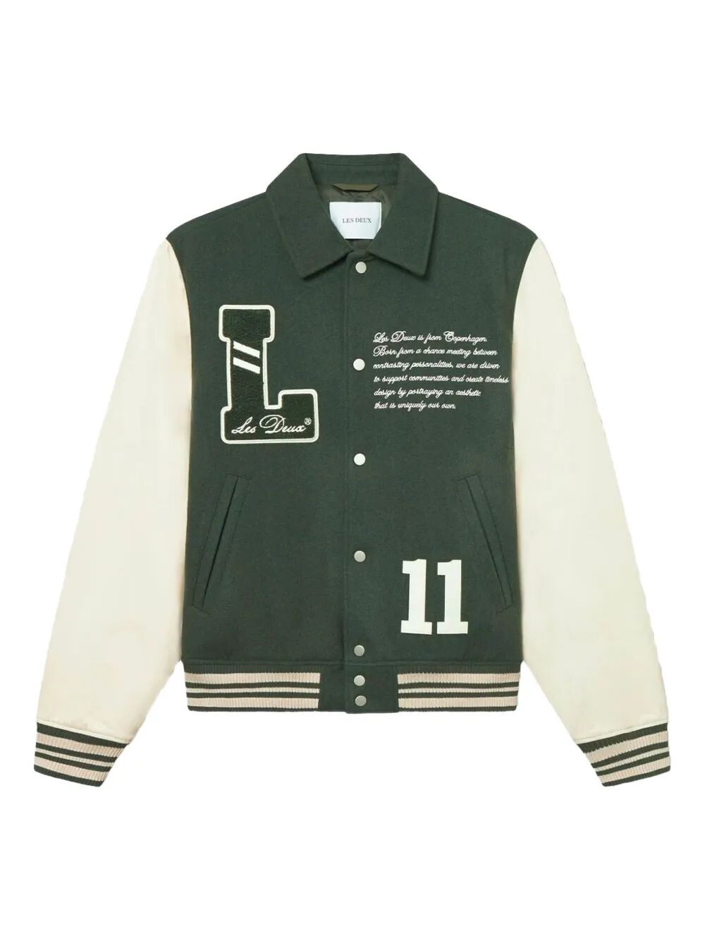 LES DEUX Varsity Wool Jacket for Men