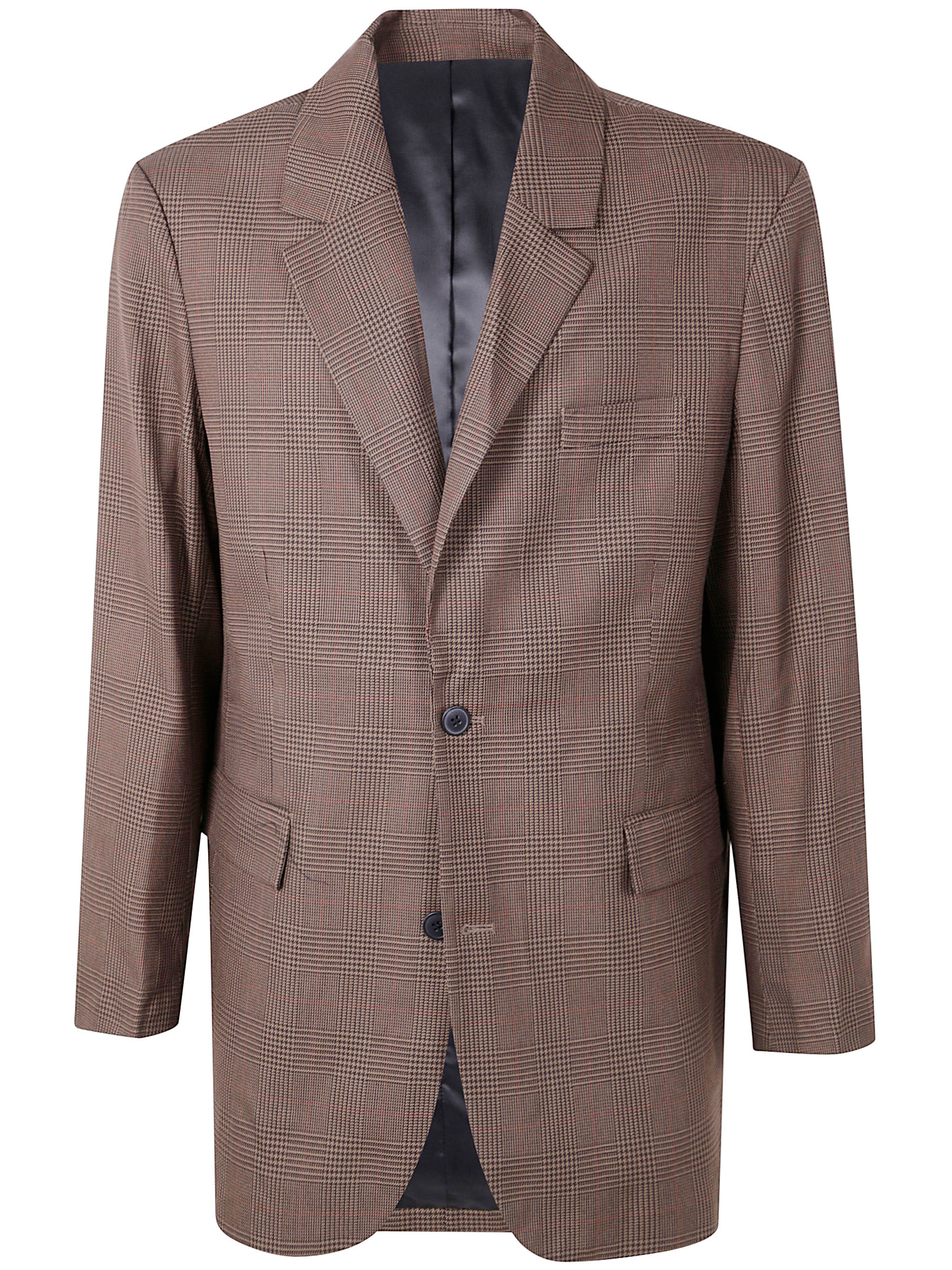 LES DEUX Classic Houndstooth Check Blazer