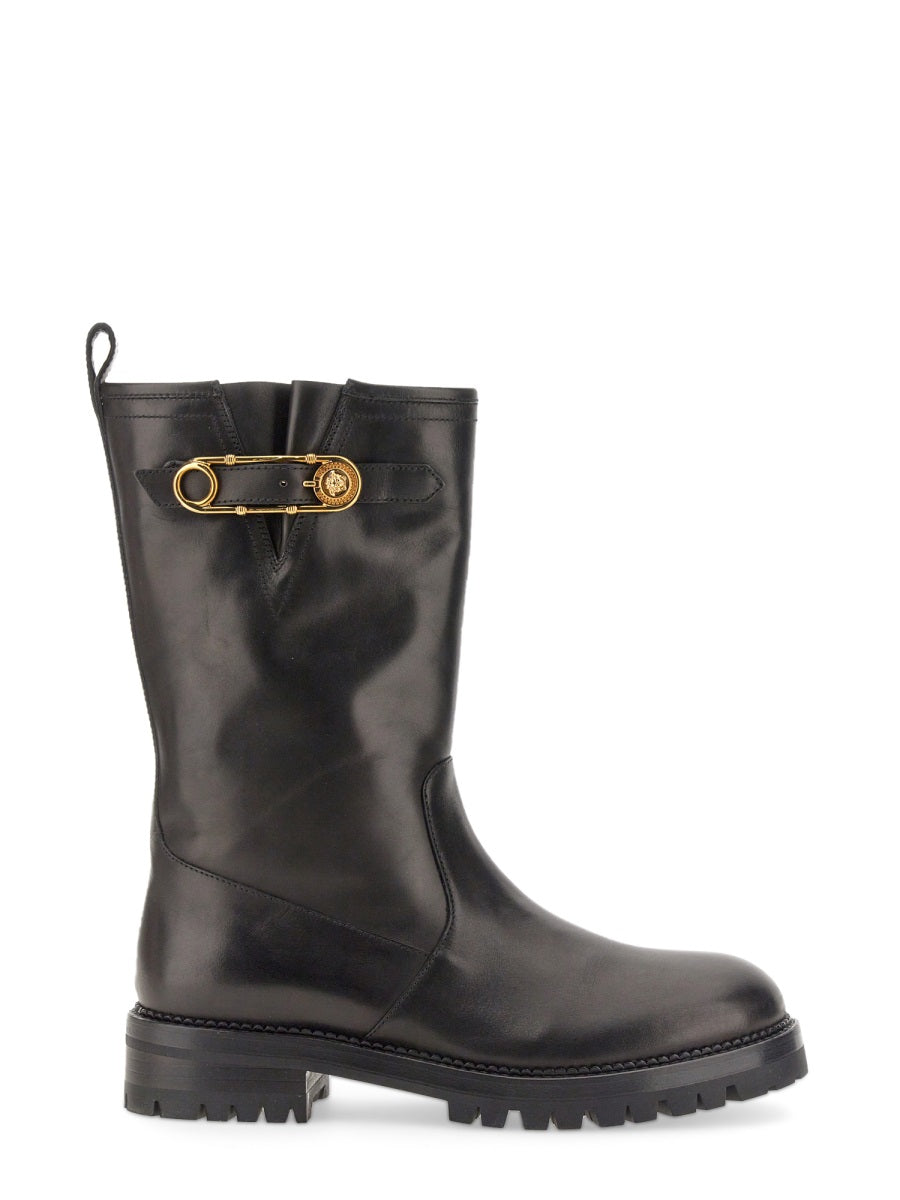 VERSACE Safety Pin Detail Boots