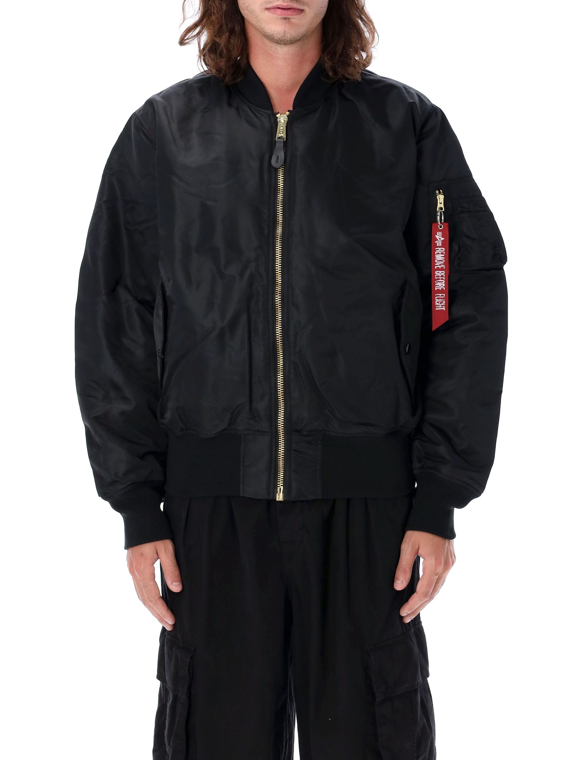 ALPHA INDUSTRIES Men's Oversized Reversible Bomber Jacket - FW25
