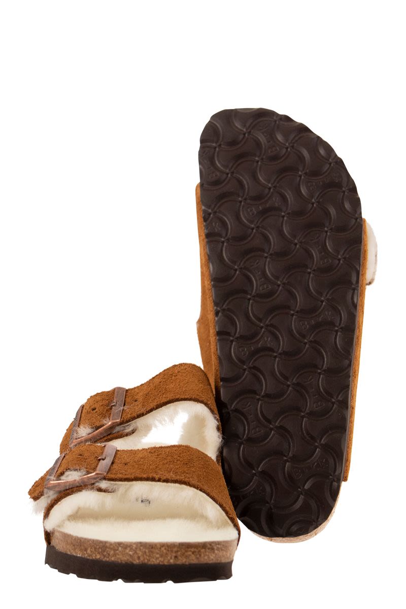 BIRKENSTOCK Fur-Lined Arizona Sandals for Women