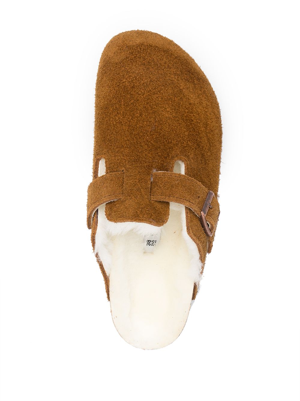 BIRKENSTOCK Classic Round Toe Shearling Slippers