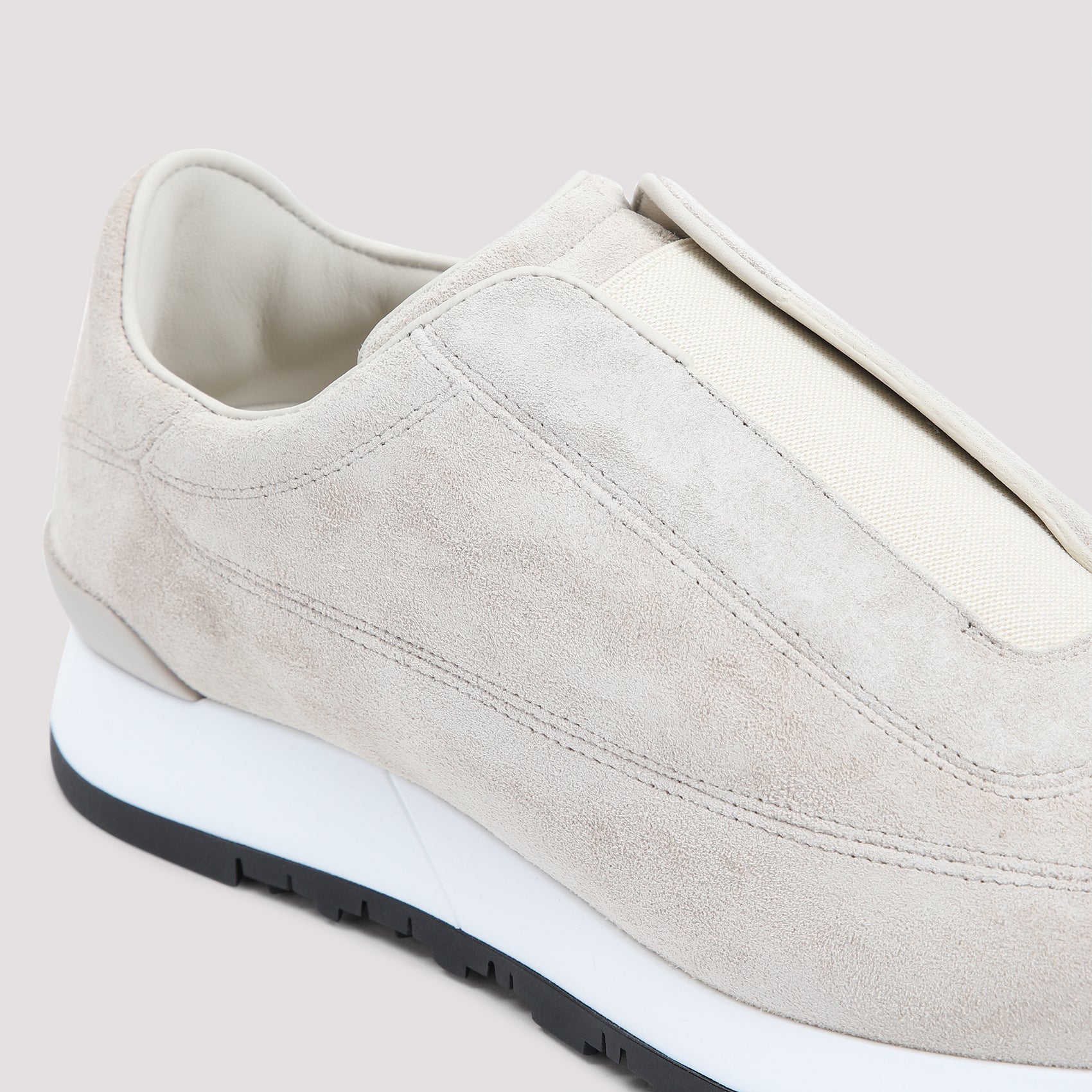 JOHN LOBB Suede Lift Foundry Loafers for Men