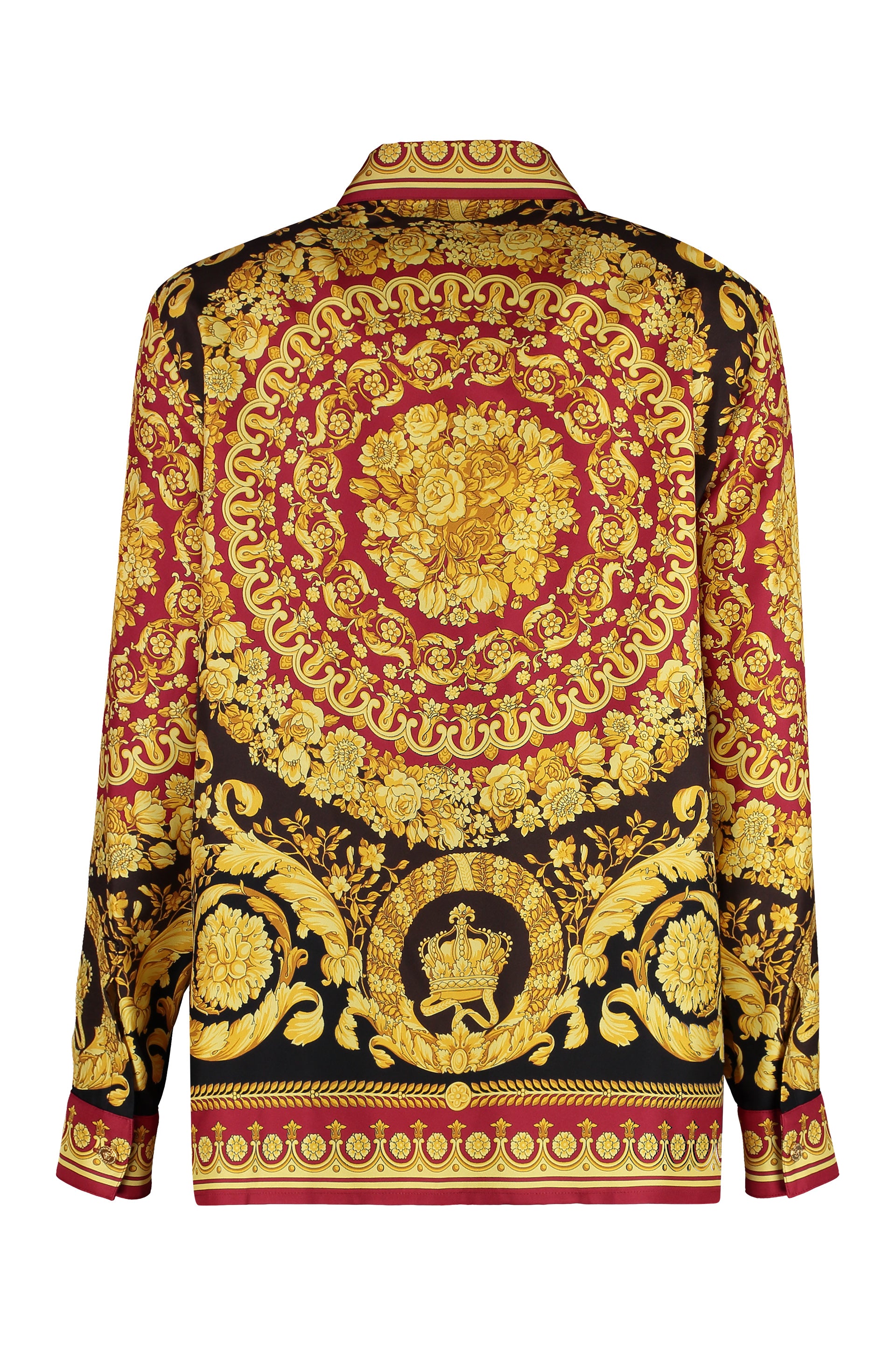 VERSACE Baroque Silk Shirt - Size 40