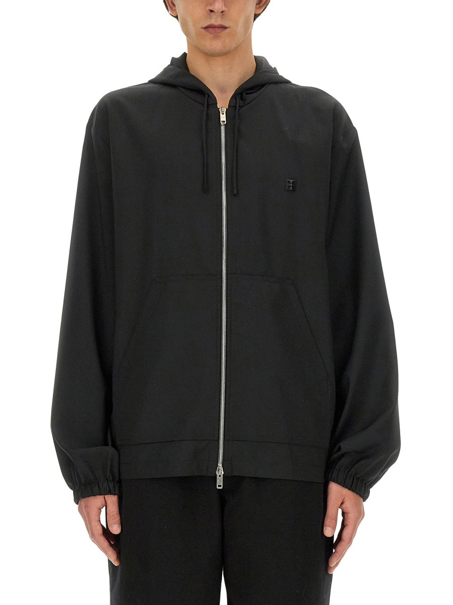 GIVENCHY Zip Sweatshirt - Size 48 IT