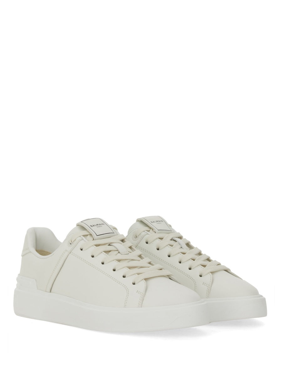 BALMAIN B-Court Women's Sneakers with 3 cm Rubber Sole