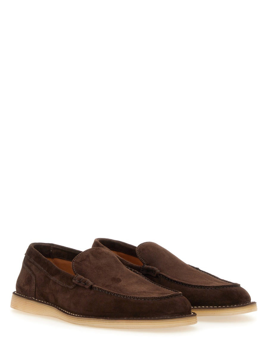 DOLCE & GABBANA Suede Loafer for Men - FW24 Collection