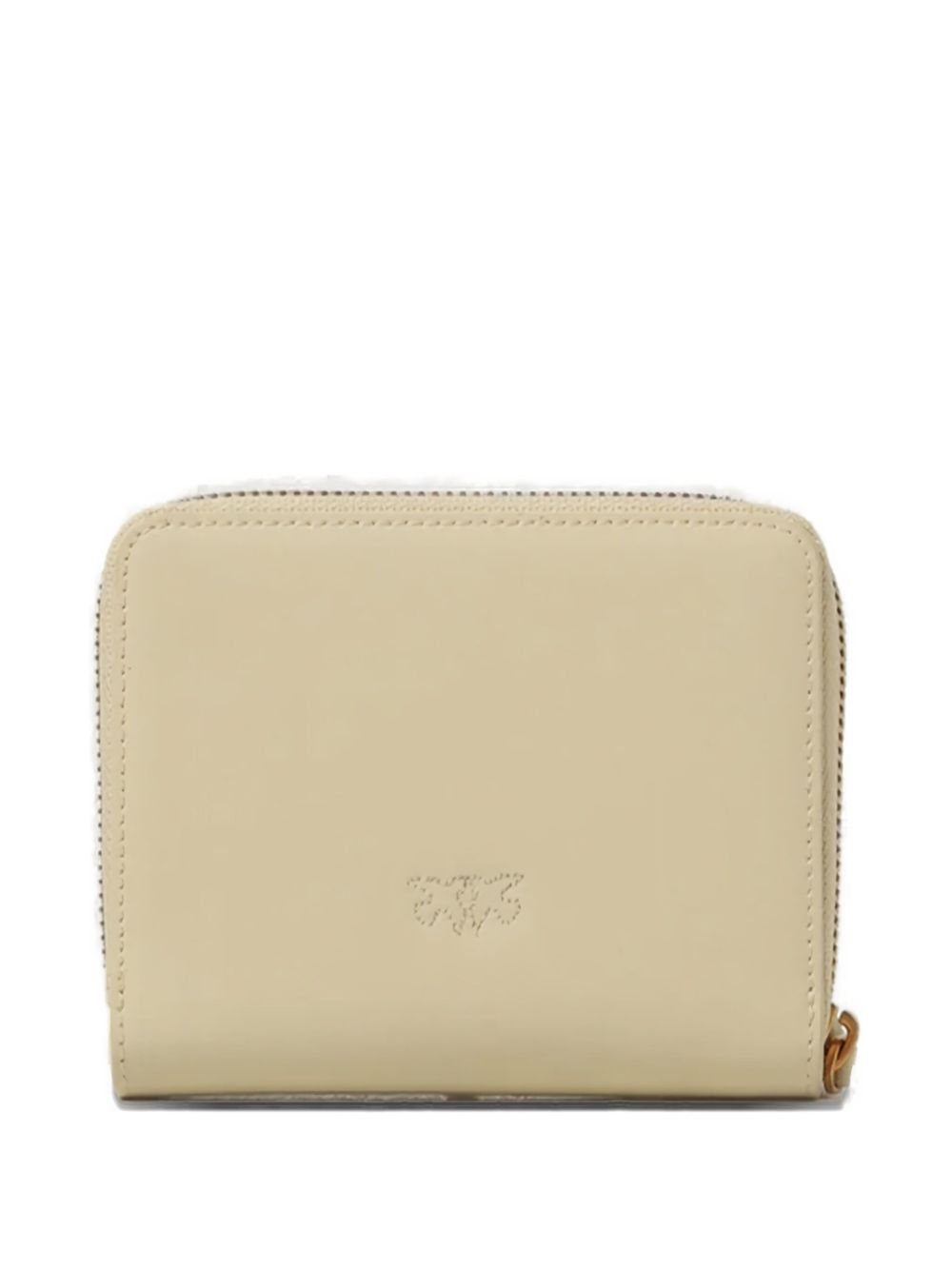 PINKO Mini Zip Wallet with Love Birds Logo