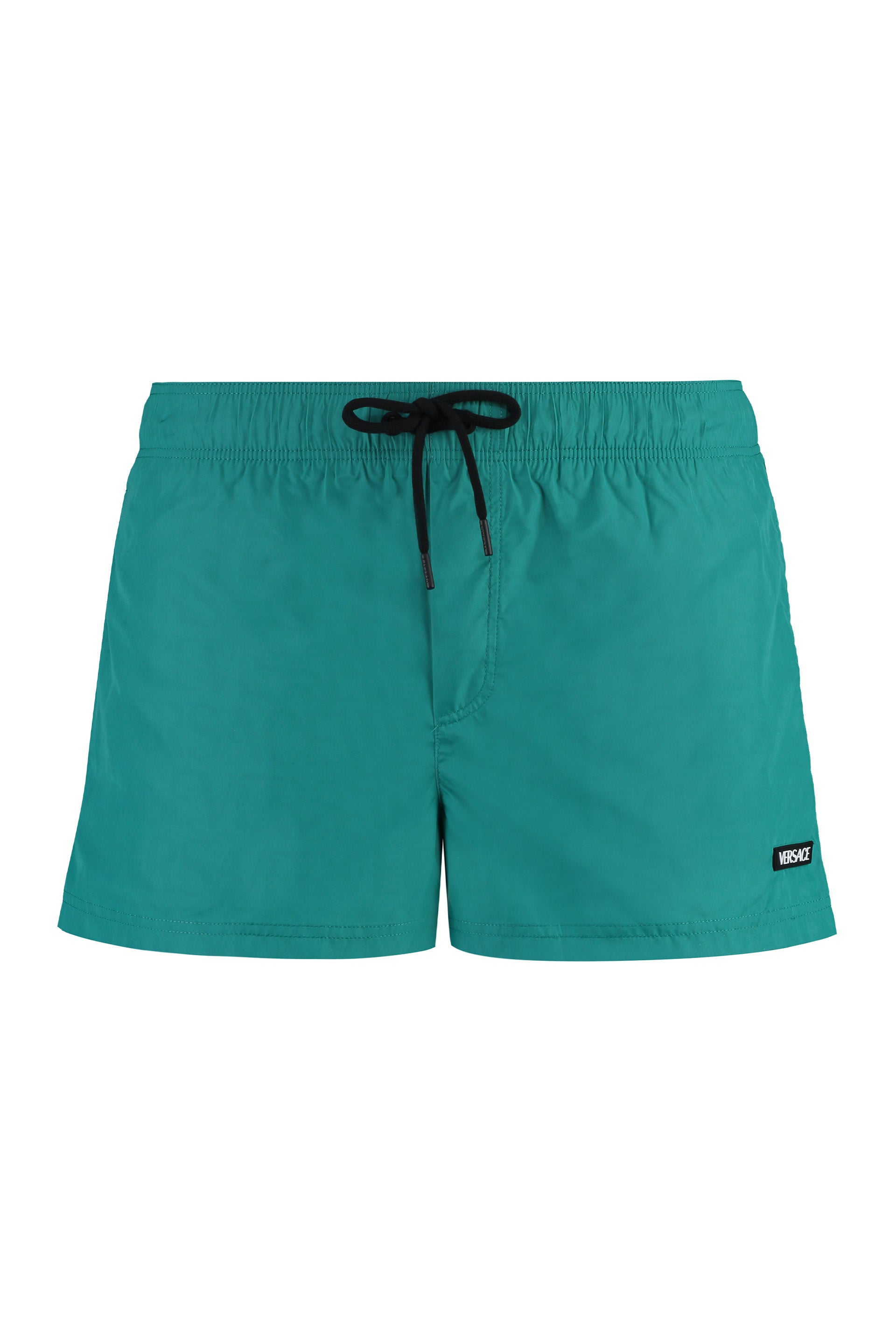 VERSACE Men's Nylon Swim Shorts with Pockets