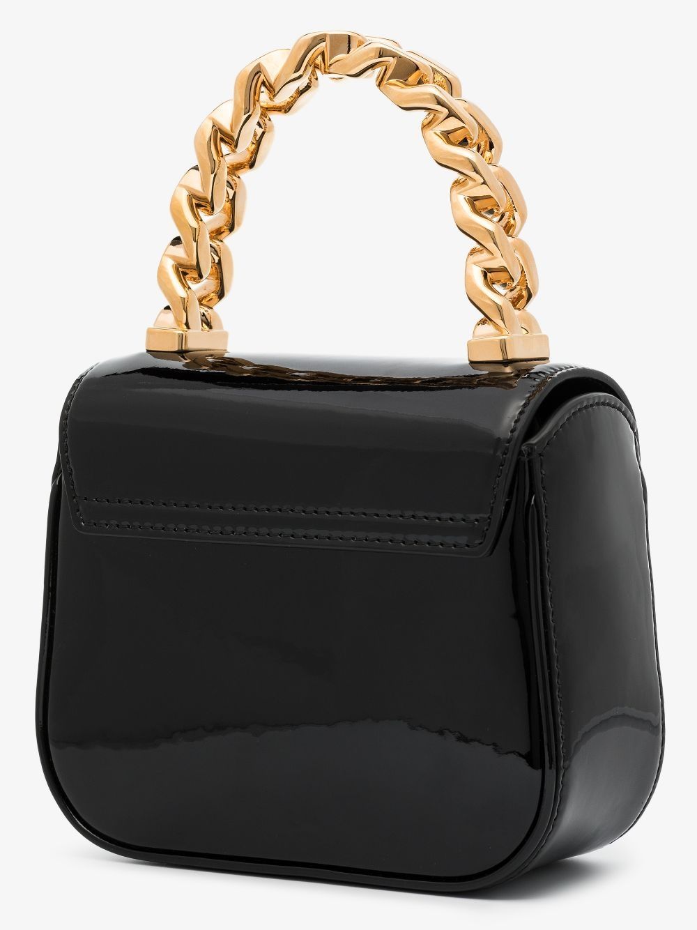 VERSACE Mini Tracolla Vernice Crossbody Bag
