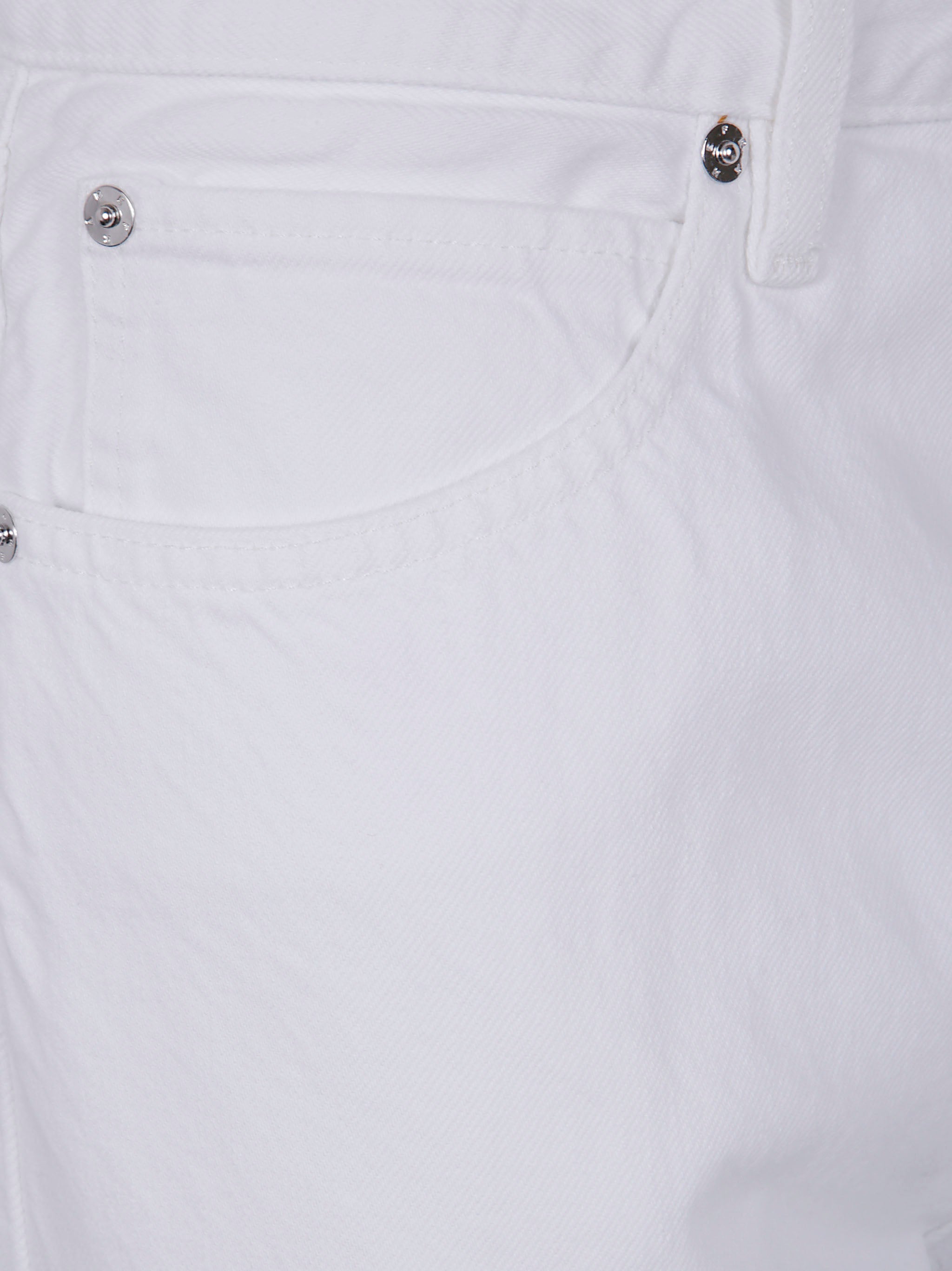 FRAME High Rise Straight Leg Jeans