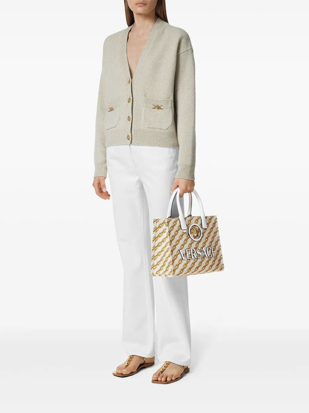 VERSACE Mini Chic Tote Handbag