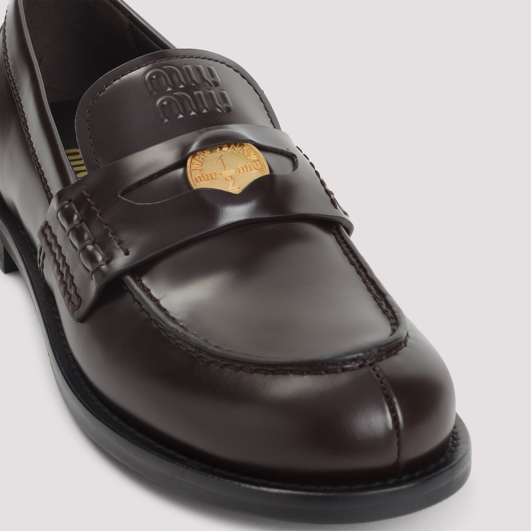 MIU MIU Leather Loafers
