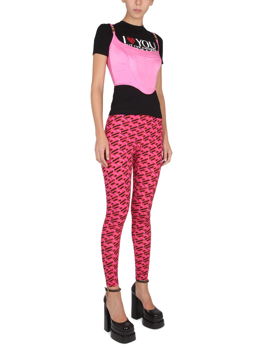 VERSACE Mini Heart Motif T-Shirt