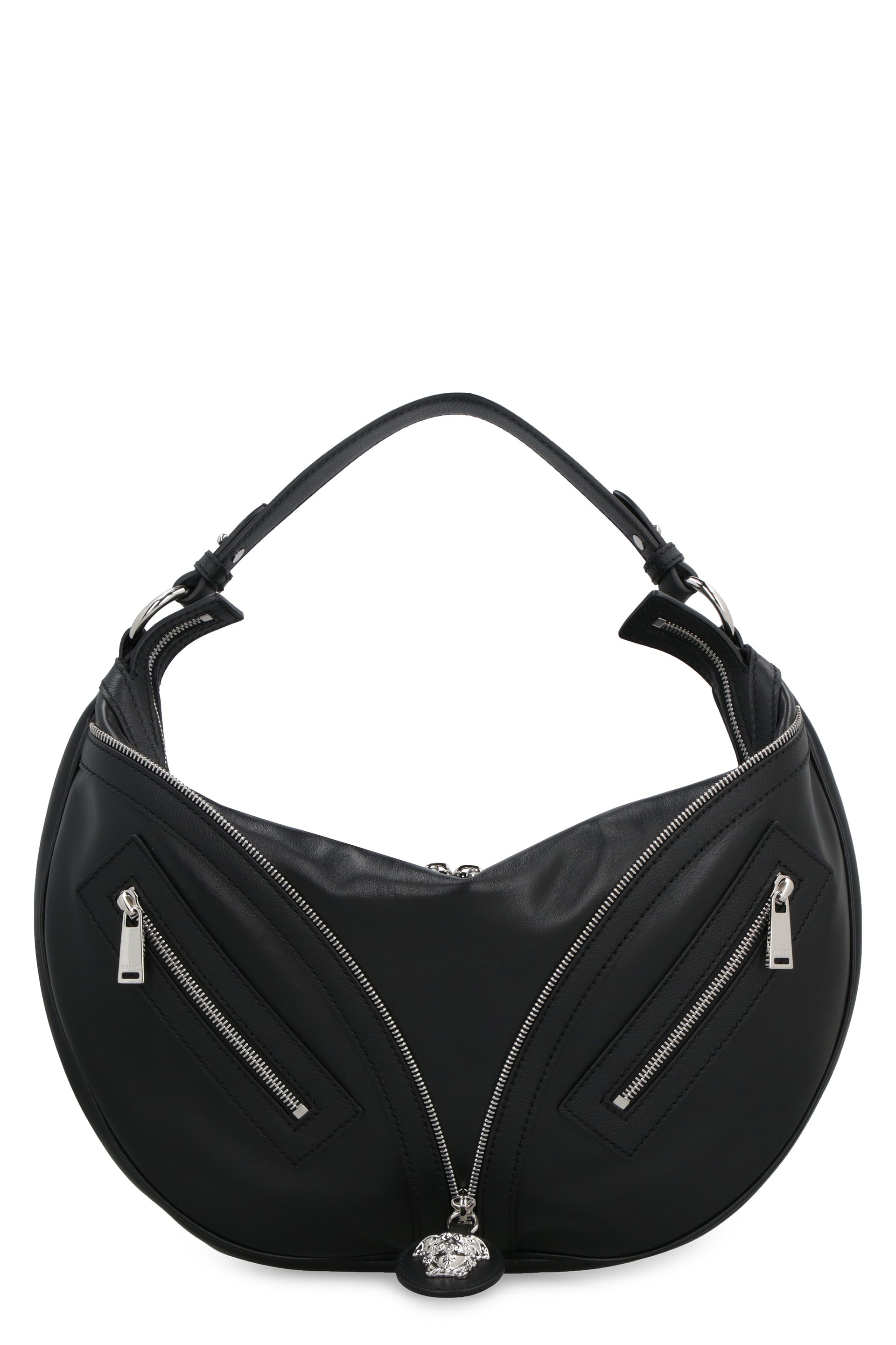 VERSACE Medium Hobo Handbag - 100% Leather
