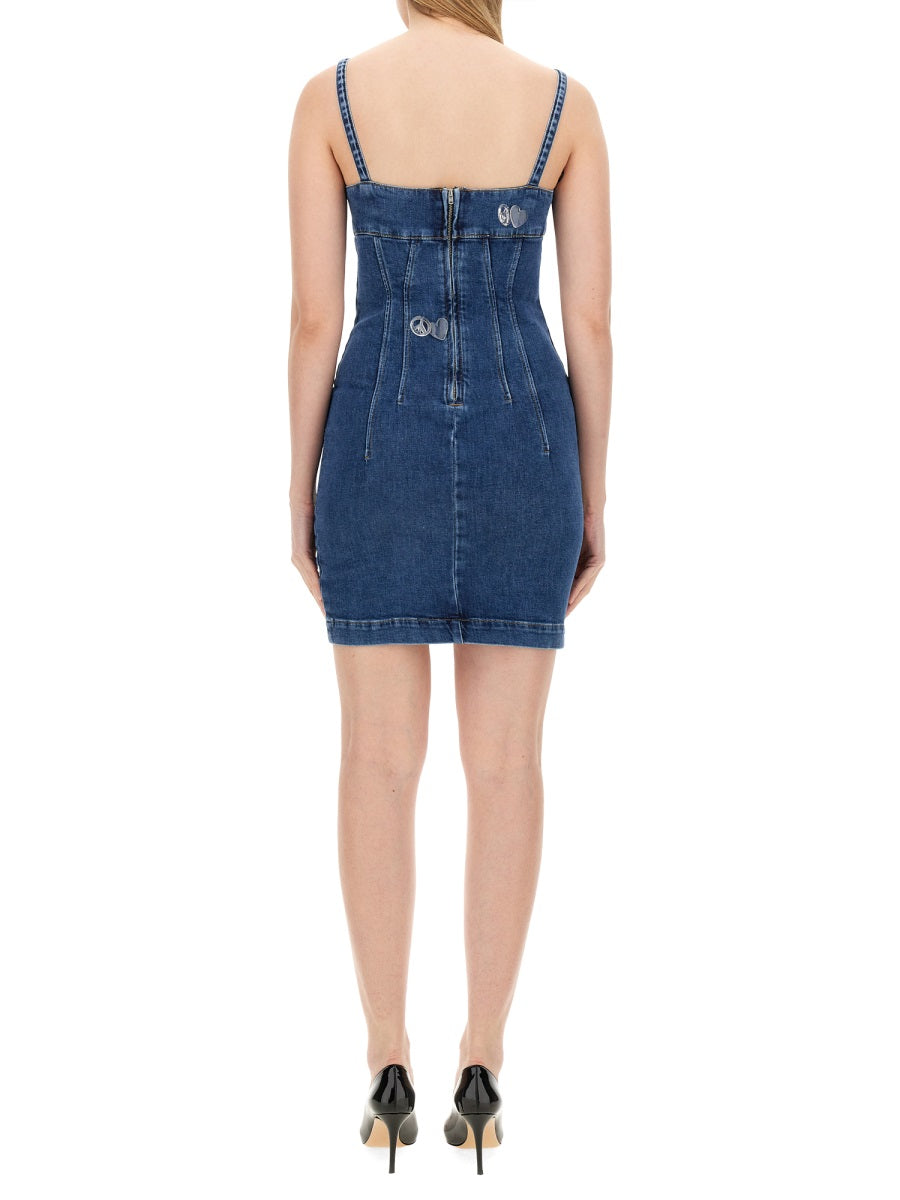 MOSCHINO JEANS Denim Mini Dress for Women - Size S