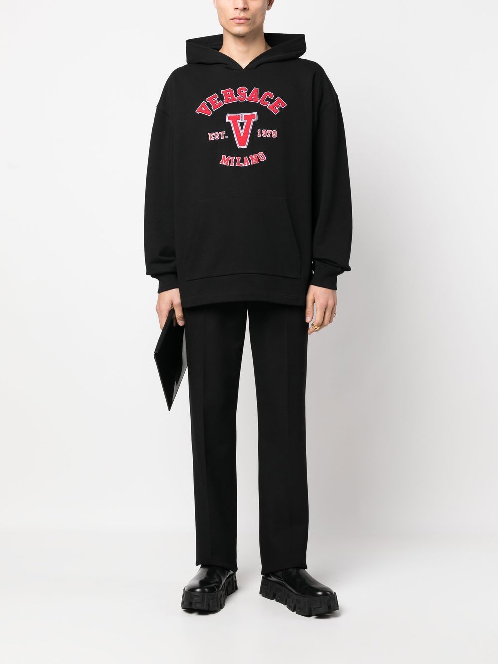 VERSACE Men's Cotton Sweatshirt - SS23 Edition