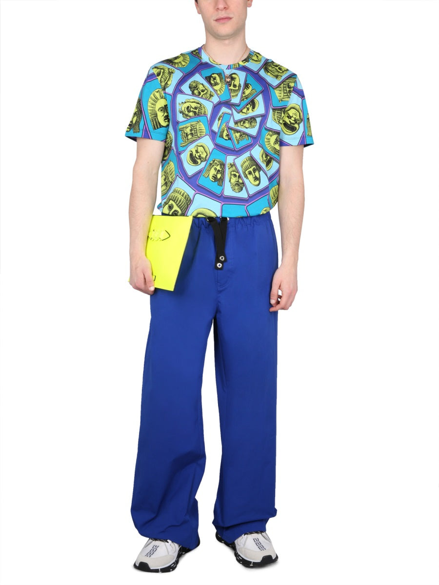 VERSACE Drawstring Pants with Elastic Waistband for Men