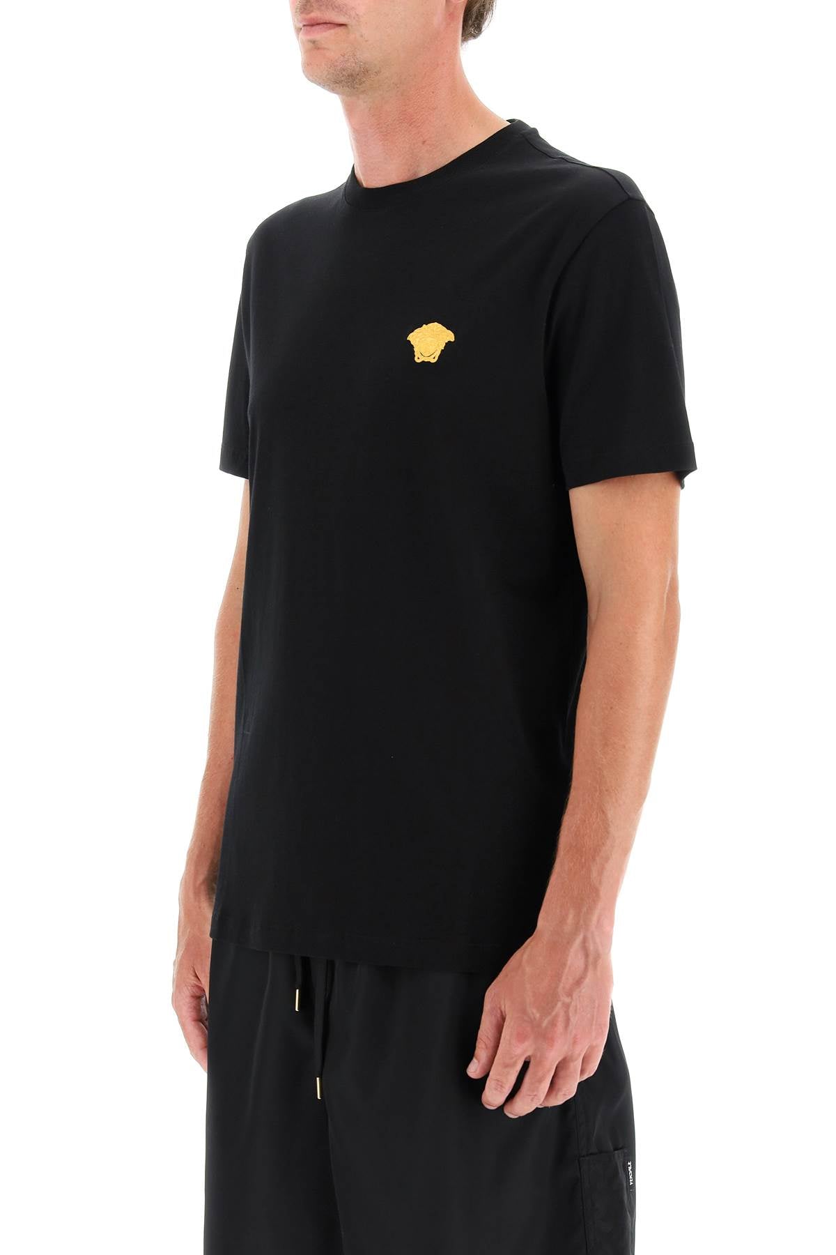 VERSACE Cotton T-Shirt for Men - SS25 Collection