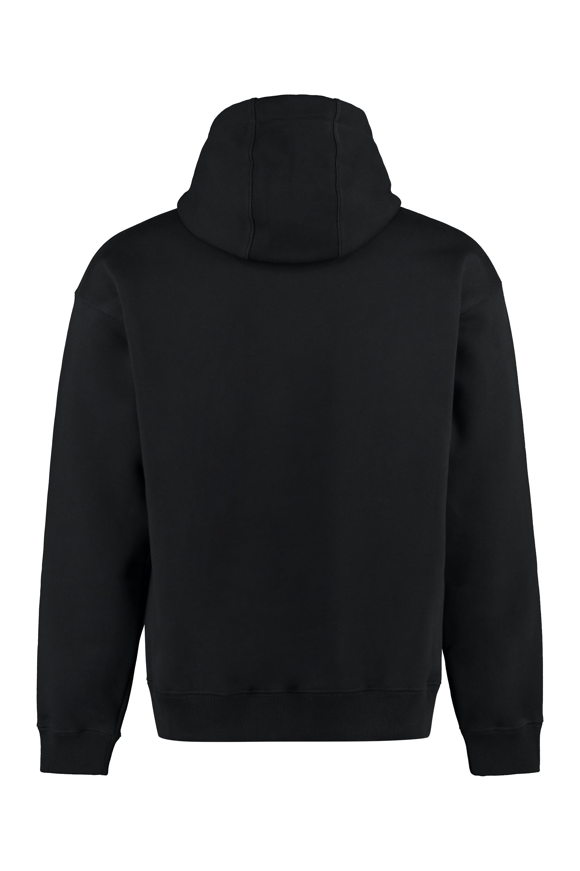 VERSACE Cotton Hoodie with Ribbed Cuffs - Mitchel Fit