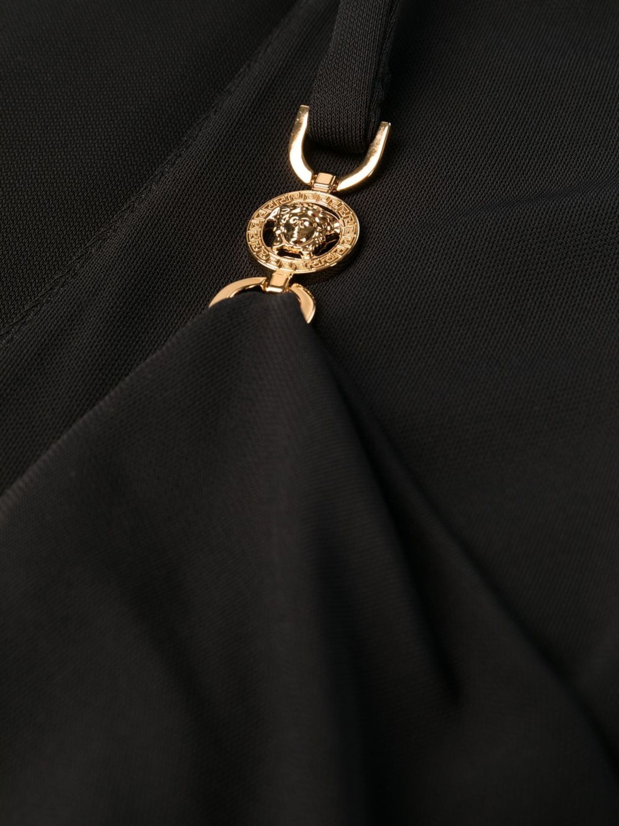 VERSACE Medusa `95 Black Midi Dress