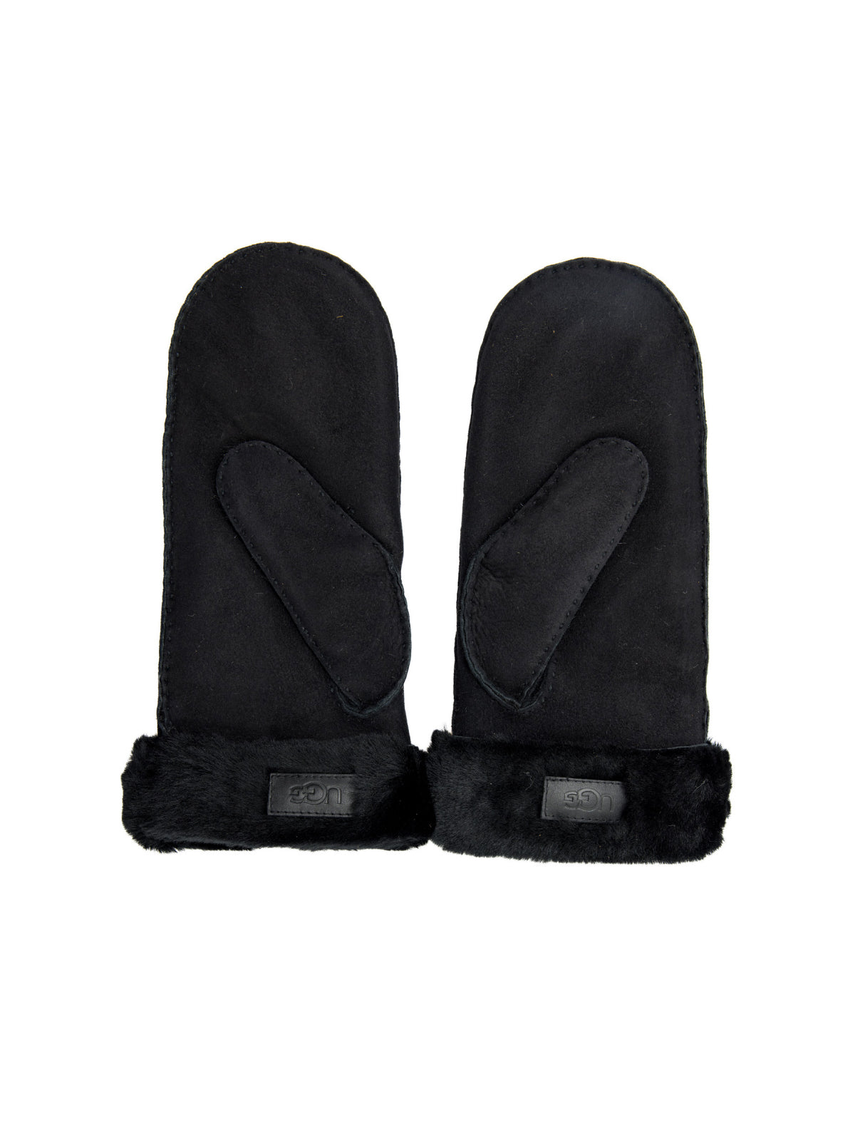 UGG Embroidered Sheepskin Mitten Gloves for Women