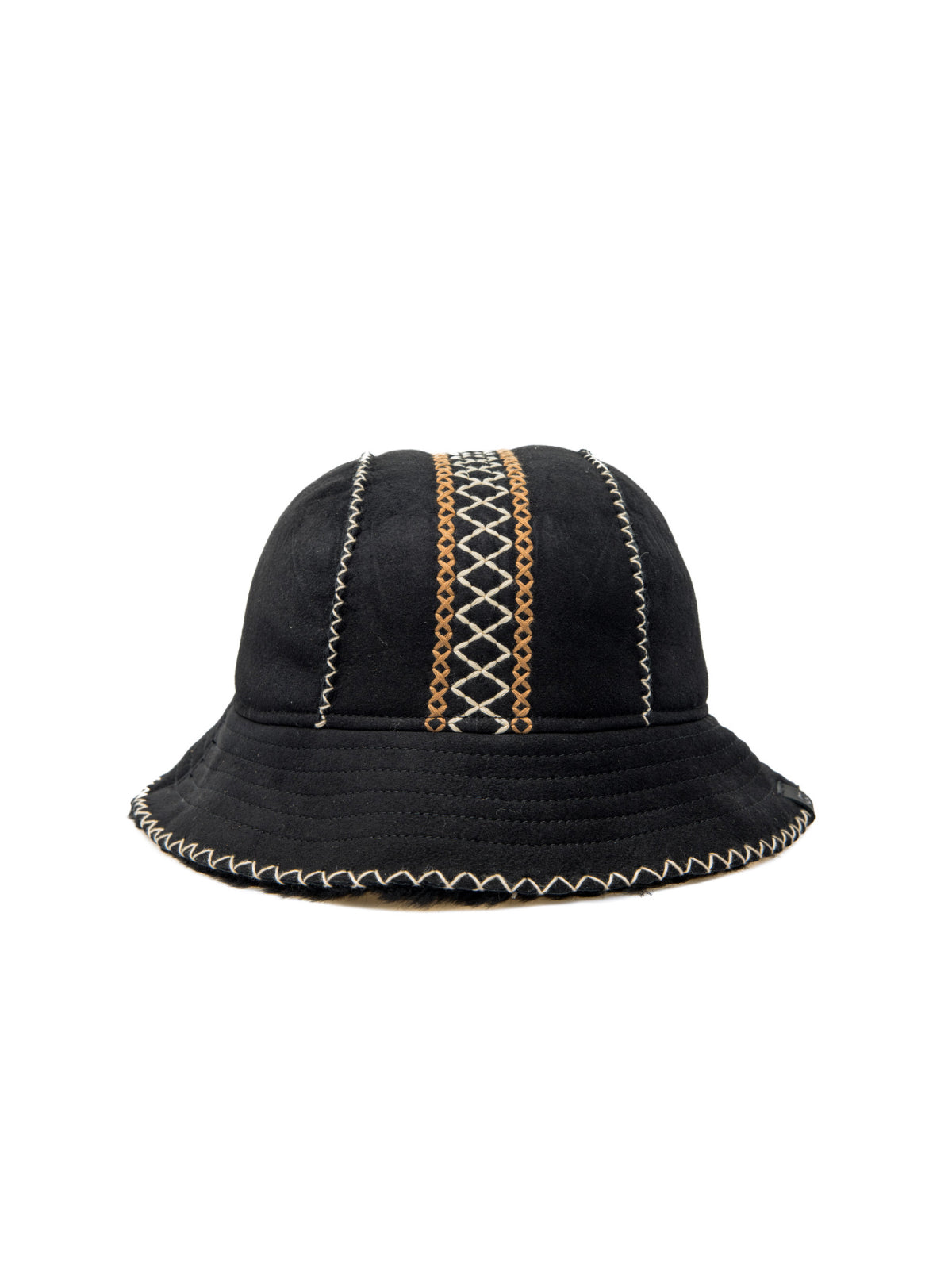 UGG Embroidered Sheepskin Bucket Hat