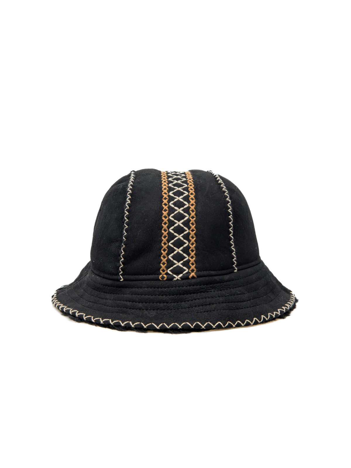 UGG Embroidered Sheepskin Bucket Hat