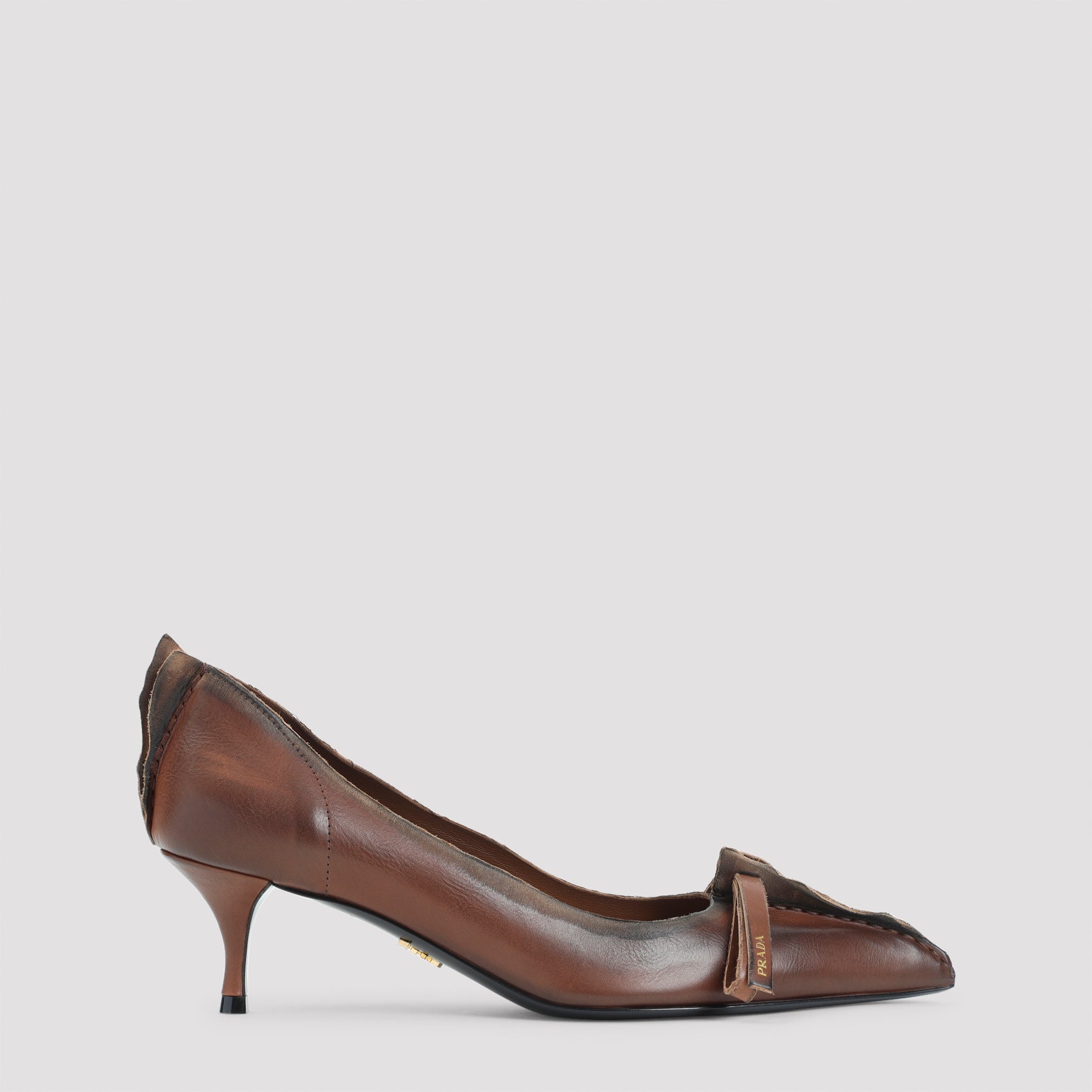 PRADA Men's 5cm Leather Pumps