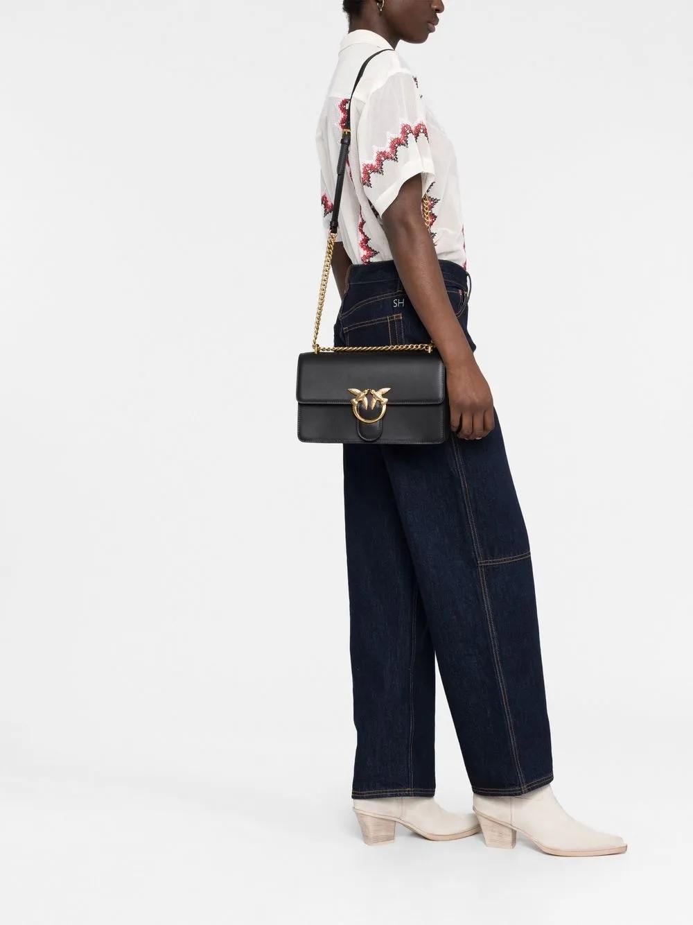 PINKO Classic Love One Crossbody Handbag - Mini Style