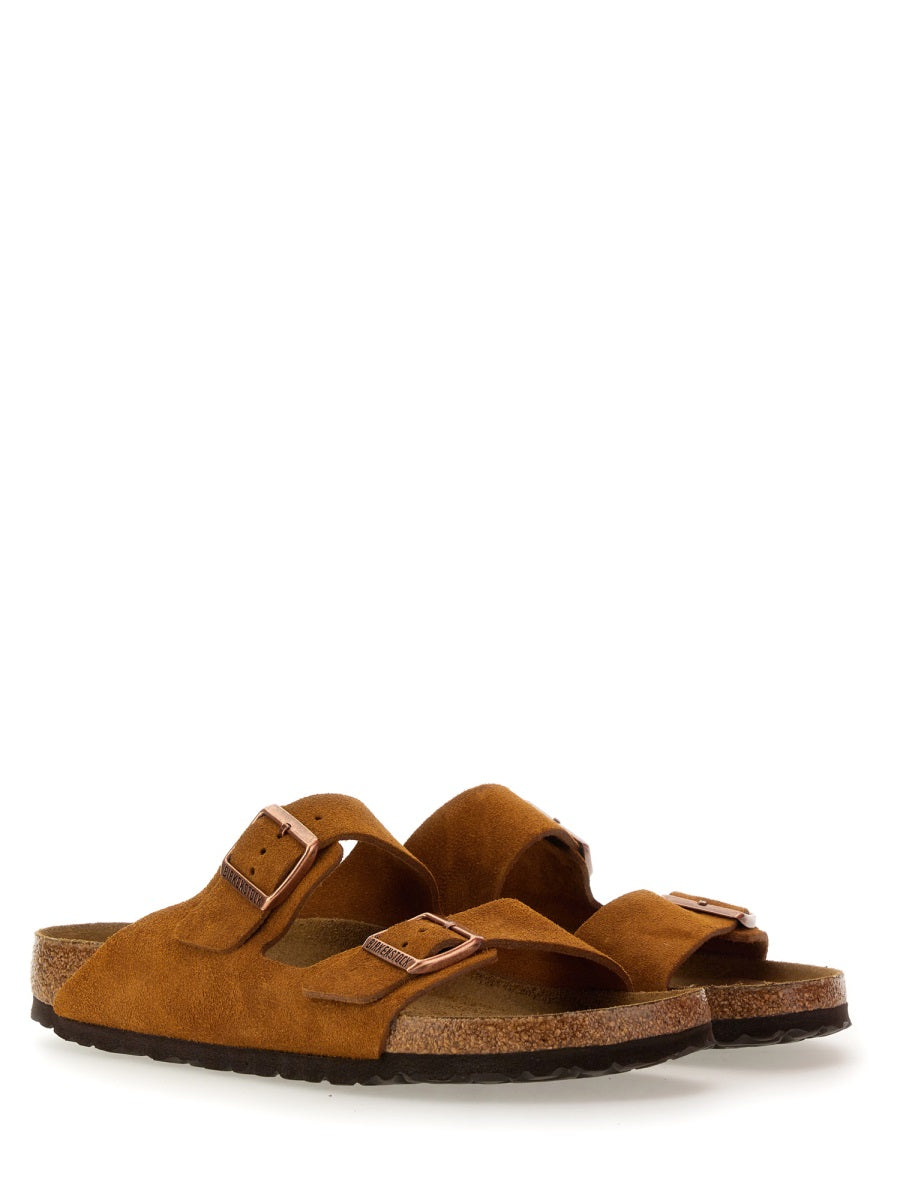 BIRKENSTOCK Classic Suede Arizona Sandals for Men - Narrow Fit