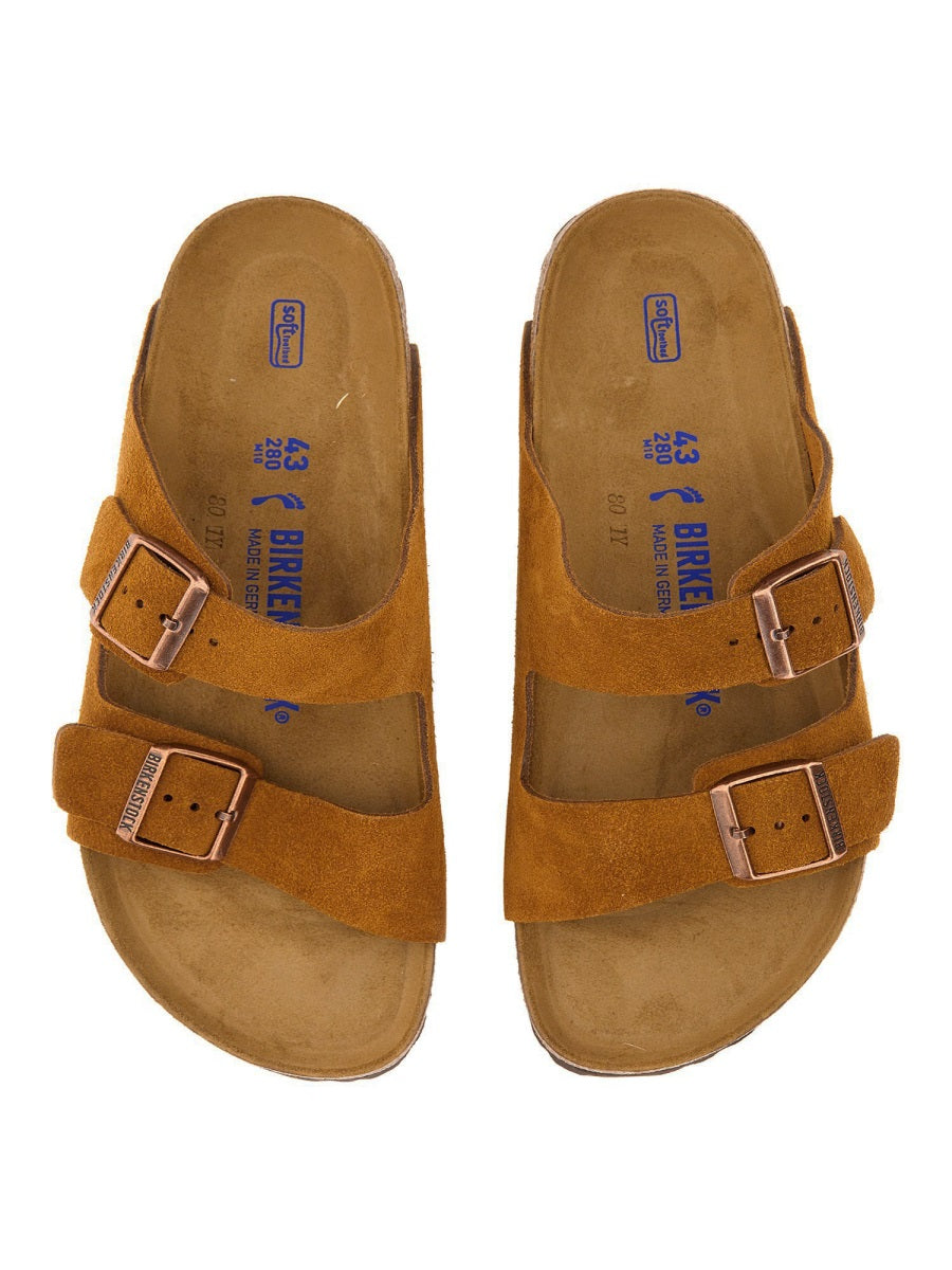 BIRKENSTOCK Classic Suede Arizona Sandals for Men - Narrow Fit