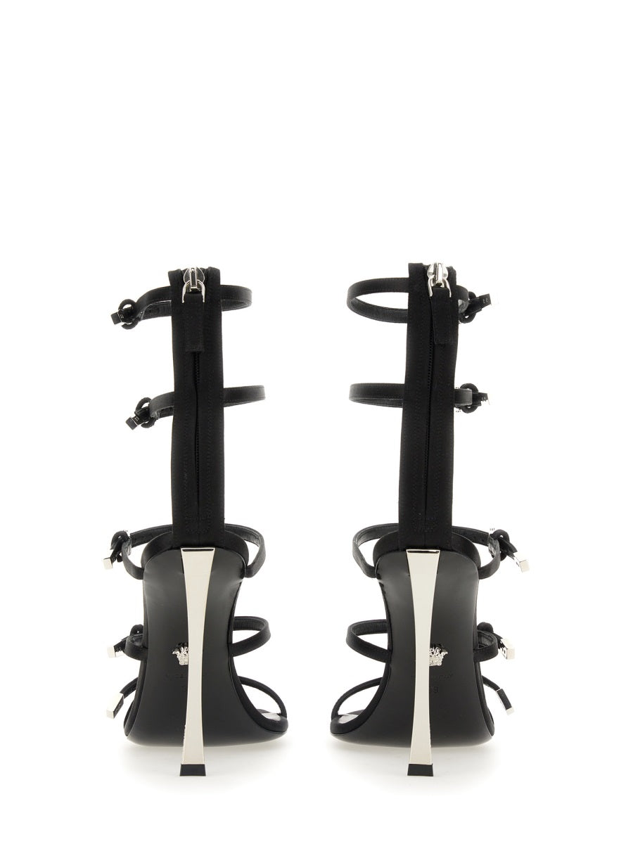 VERSACE Pin-Point Stiletto Sandal 11 cm Heel