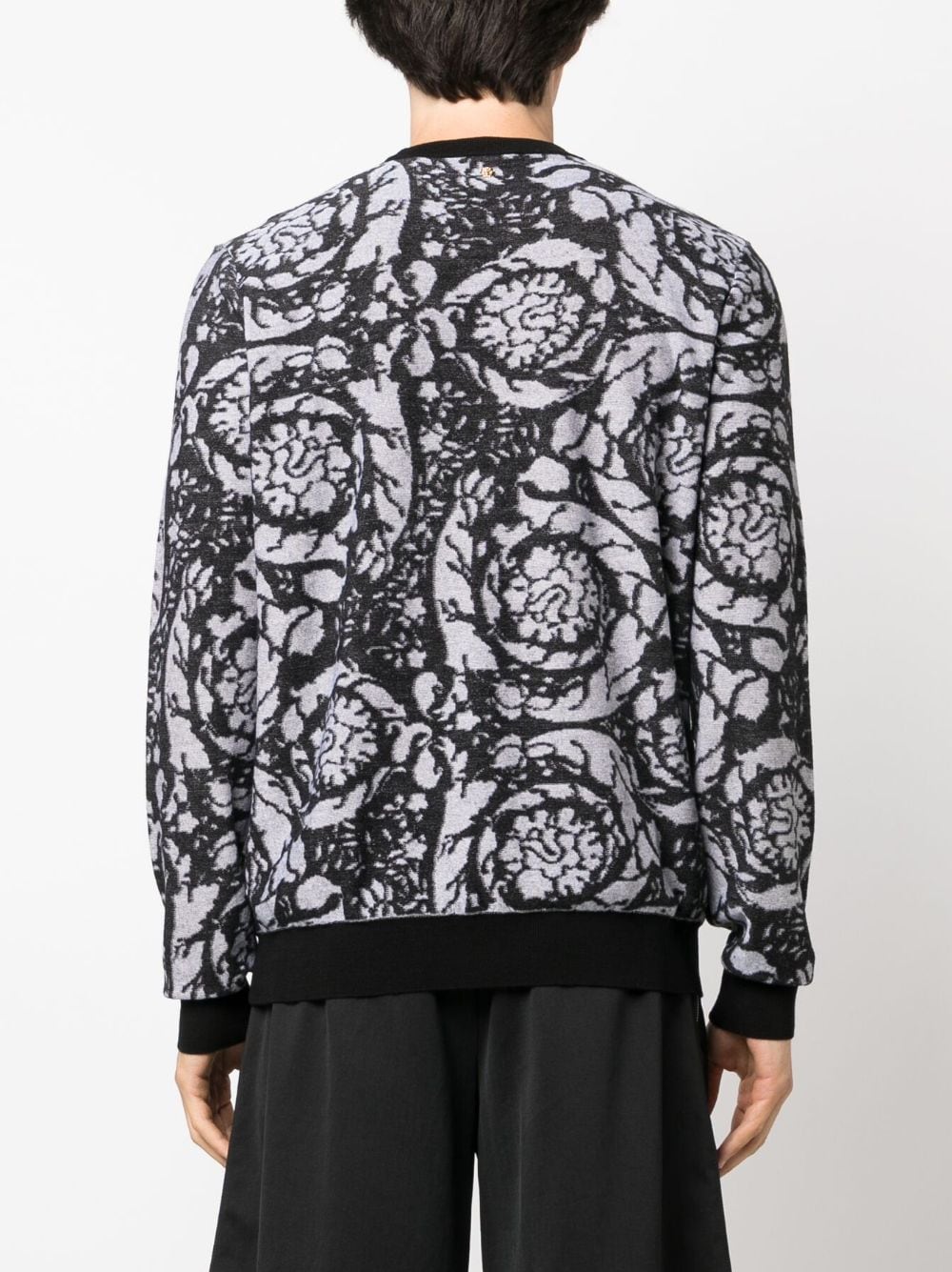 VERSACE Baroque Silhouette Men's Sweater