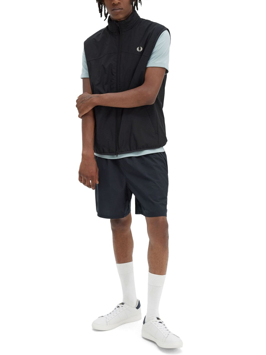 FRED PERRY Men's Logo Vest Size L - Sustainable Style for SS24