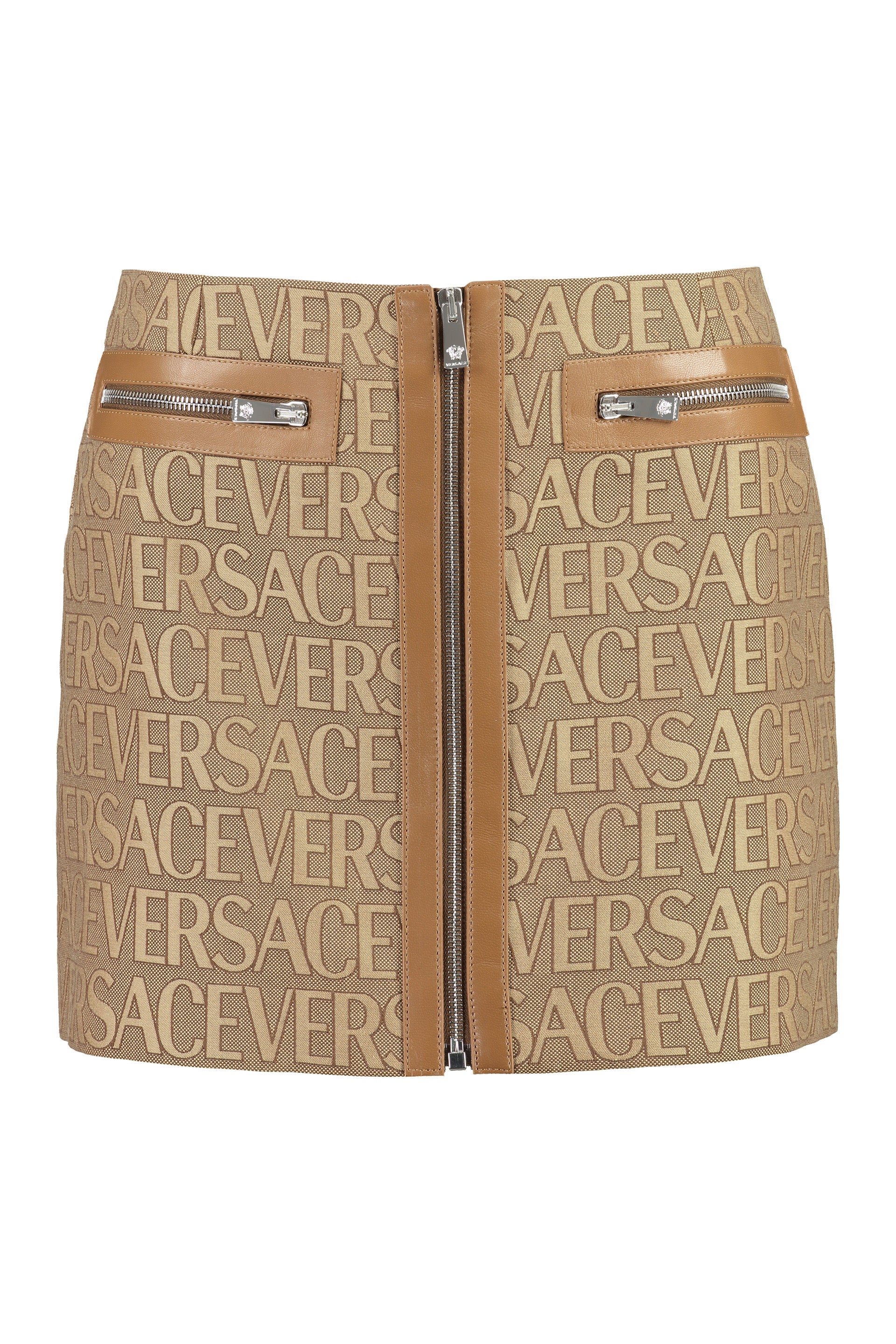 VERSACE Chic Jacquard Mini Skirt