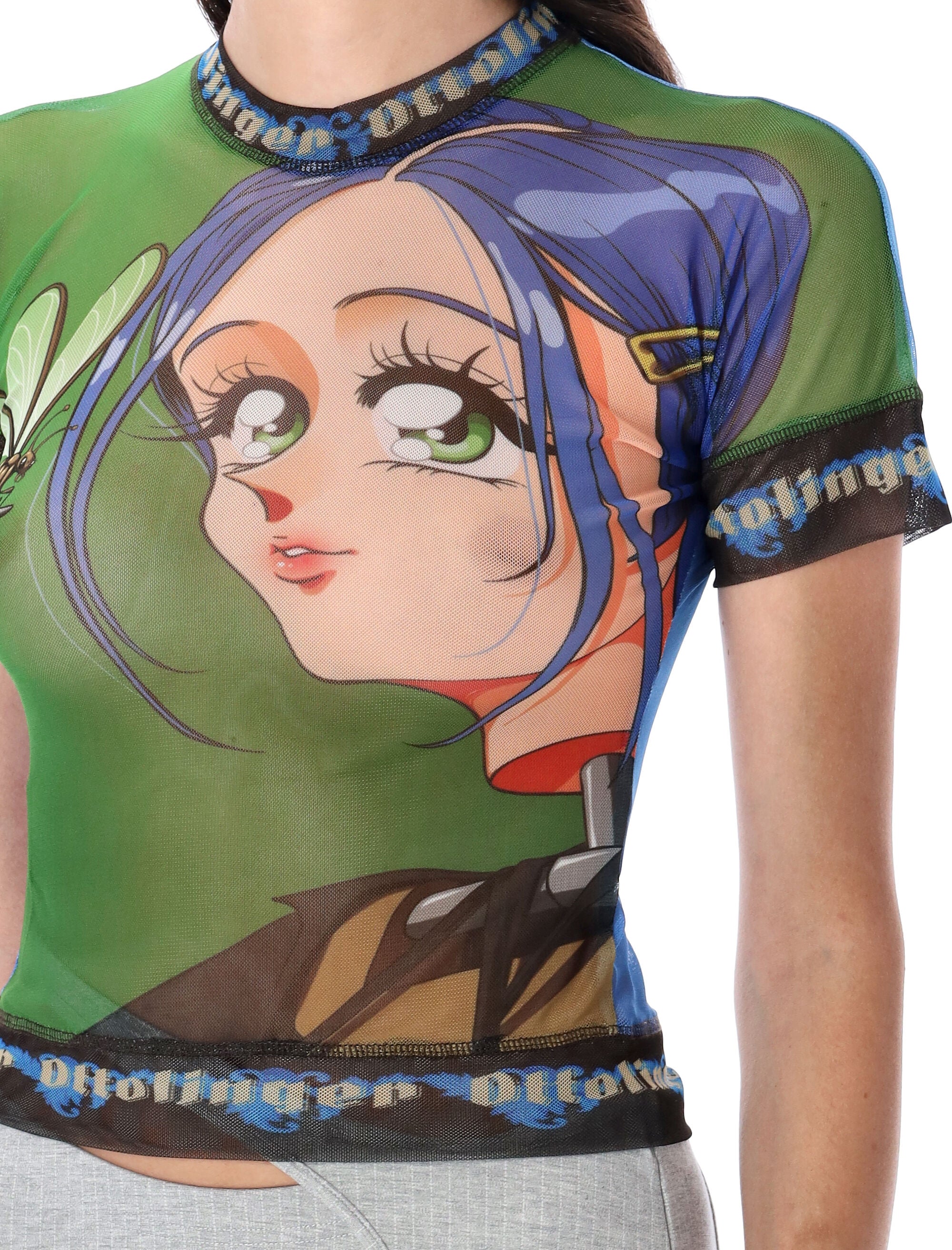 OTTOLINGER Slim Fit Mesh T-Shirt - Women’s S