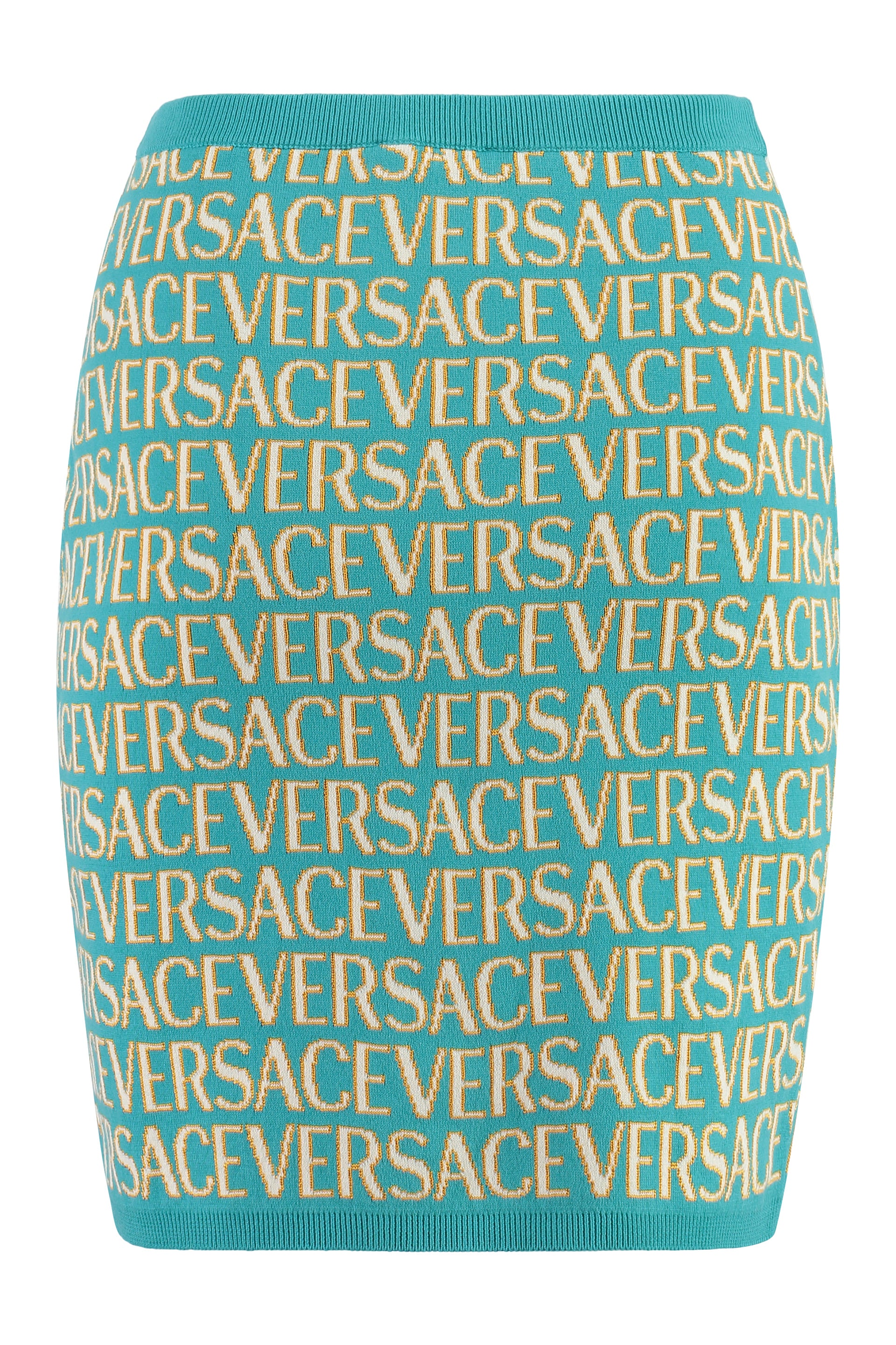 VERSACE Knit Mini Skirt