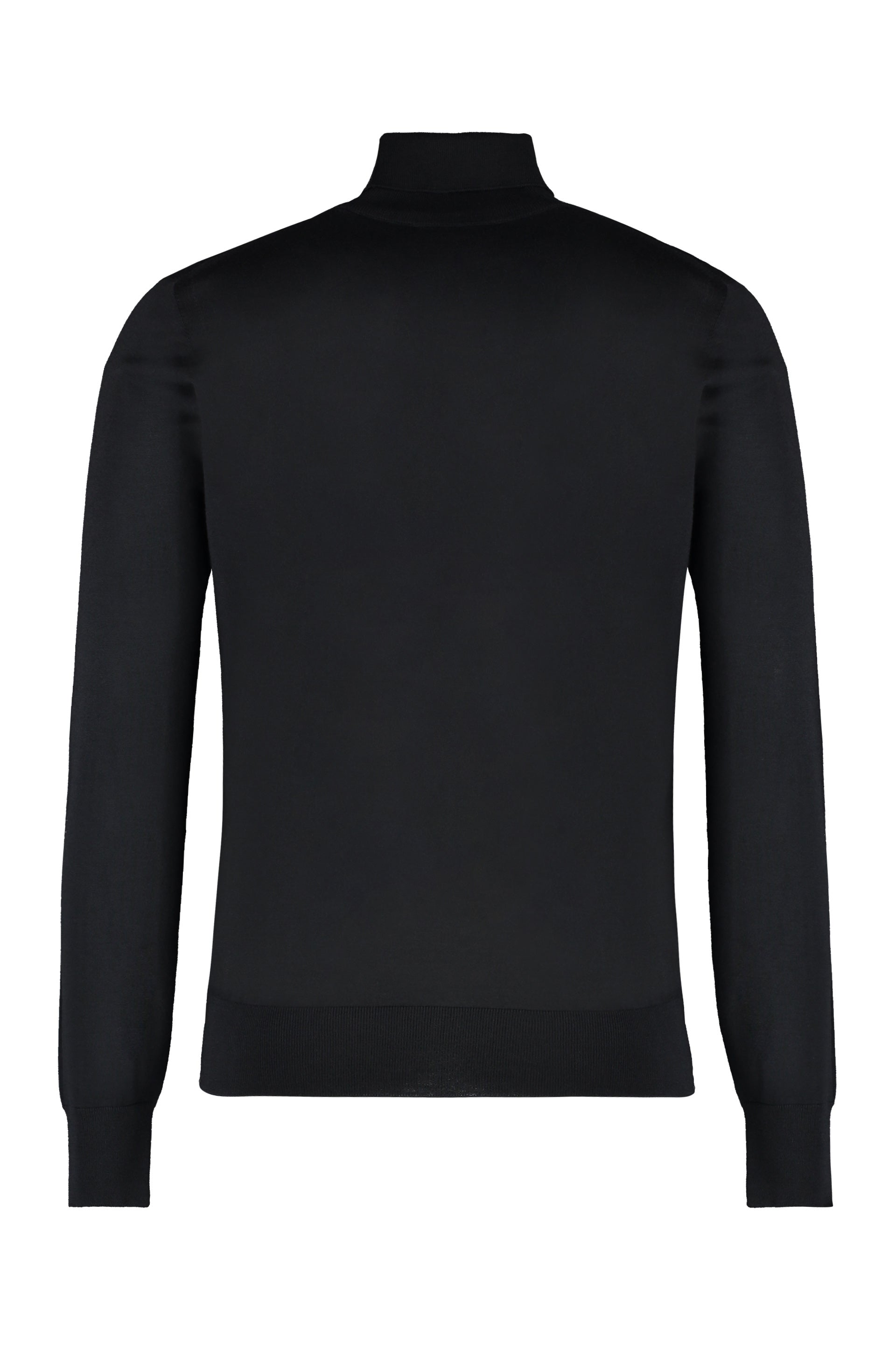 VERSACE Wool Blend Turtleneck Sweater