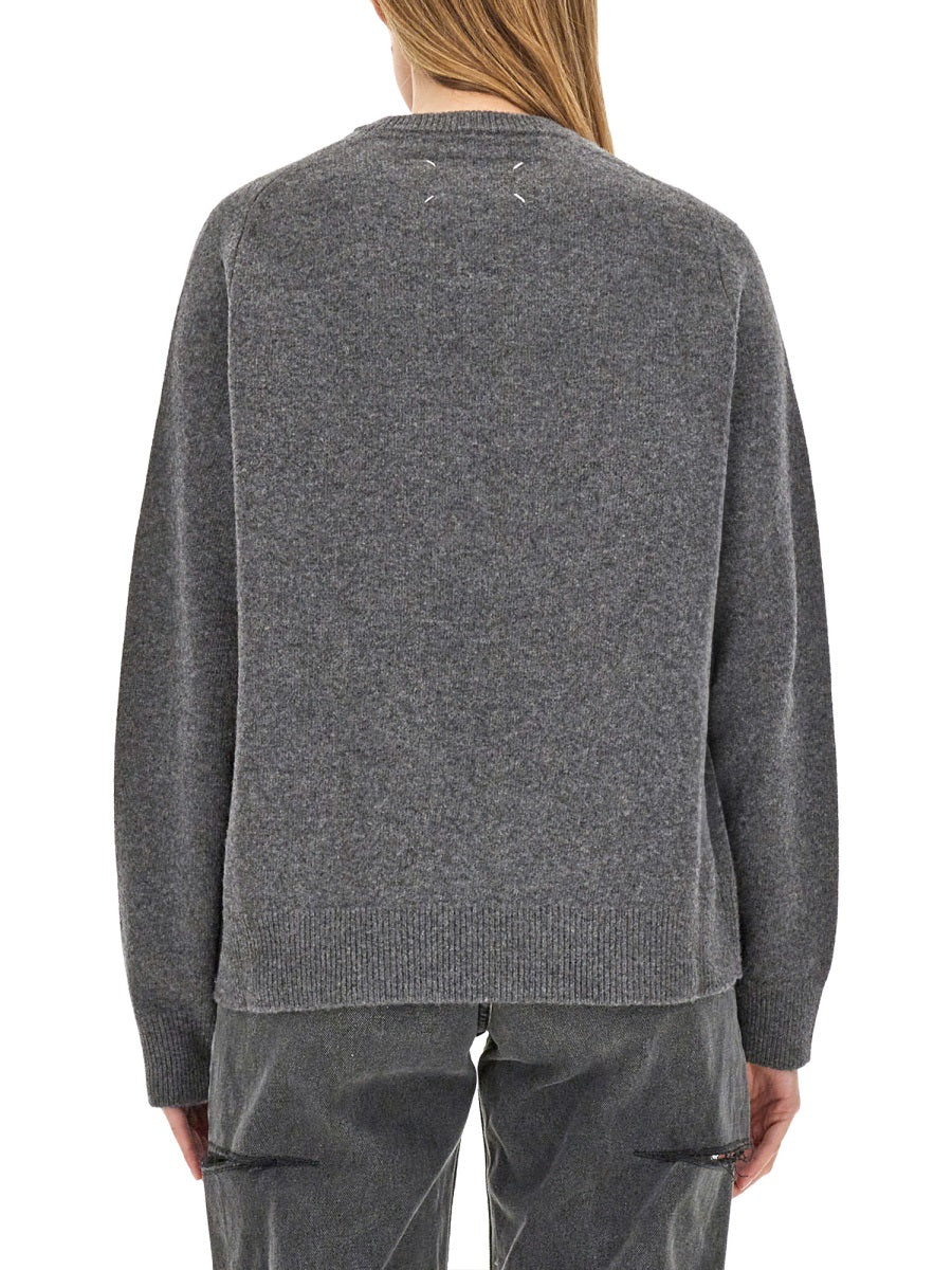 MAISON MARGIELA Oversized Wool T-Shirt - Size S