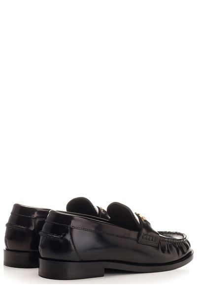 VERSACE Medusa Leather Loafers for Women - SS25