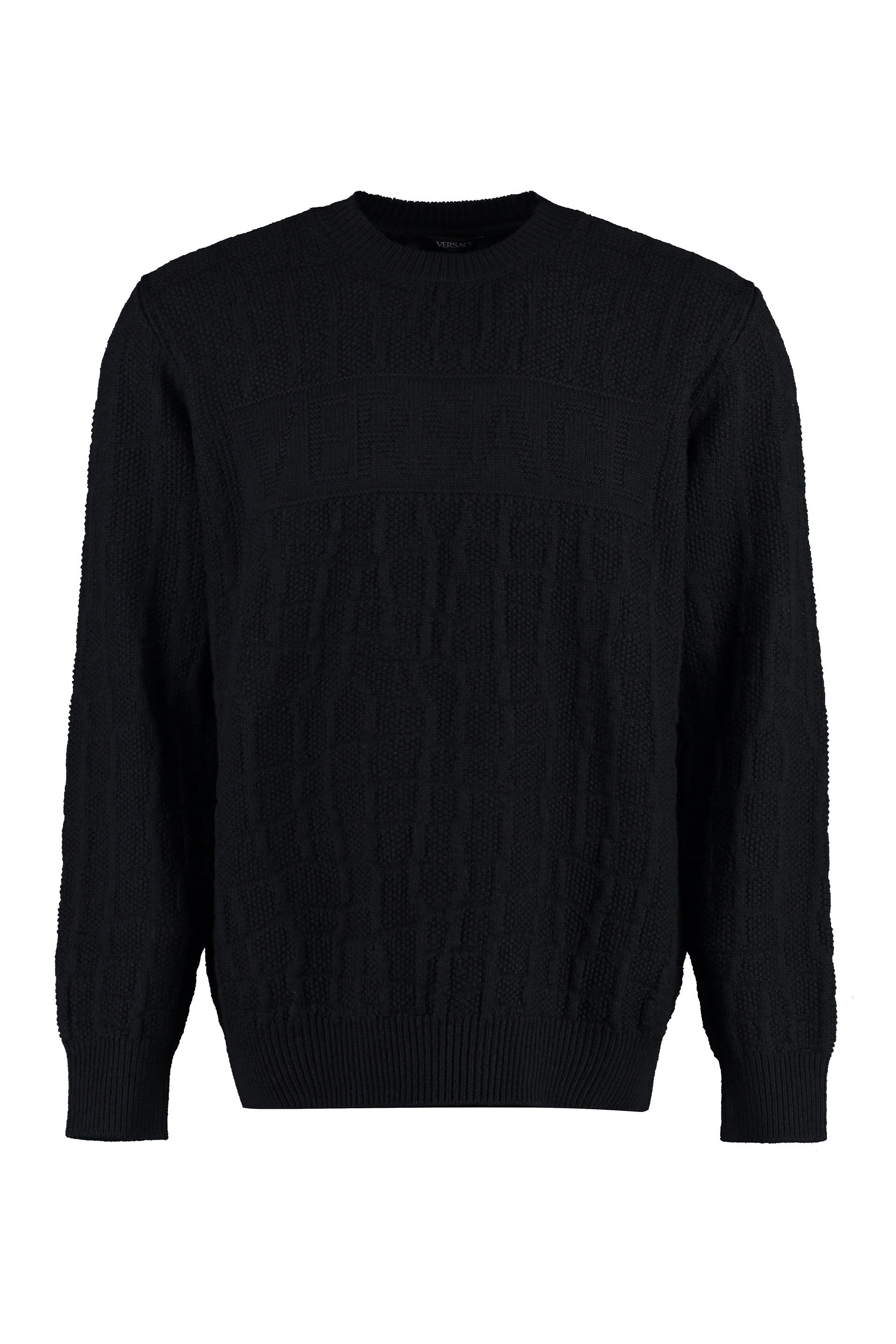 VERSACE Crew-Neck Wool Sweater